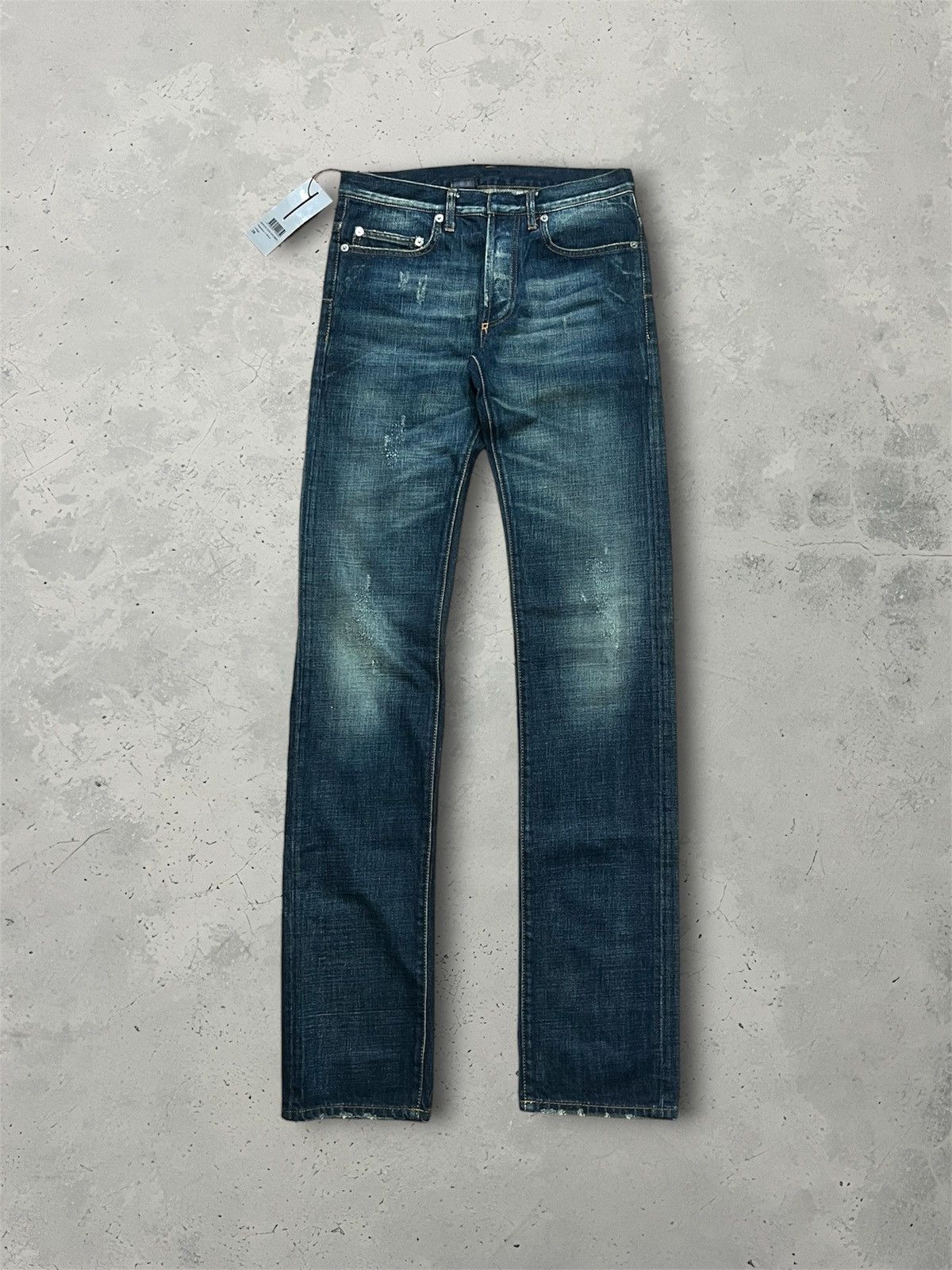 Dior Dior Homme MII AW05/06 Runway Dust Wash Damaged Jeans | Grailed
