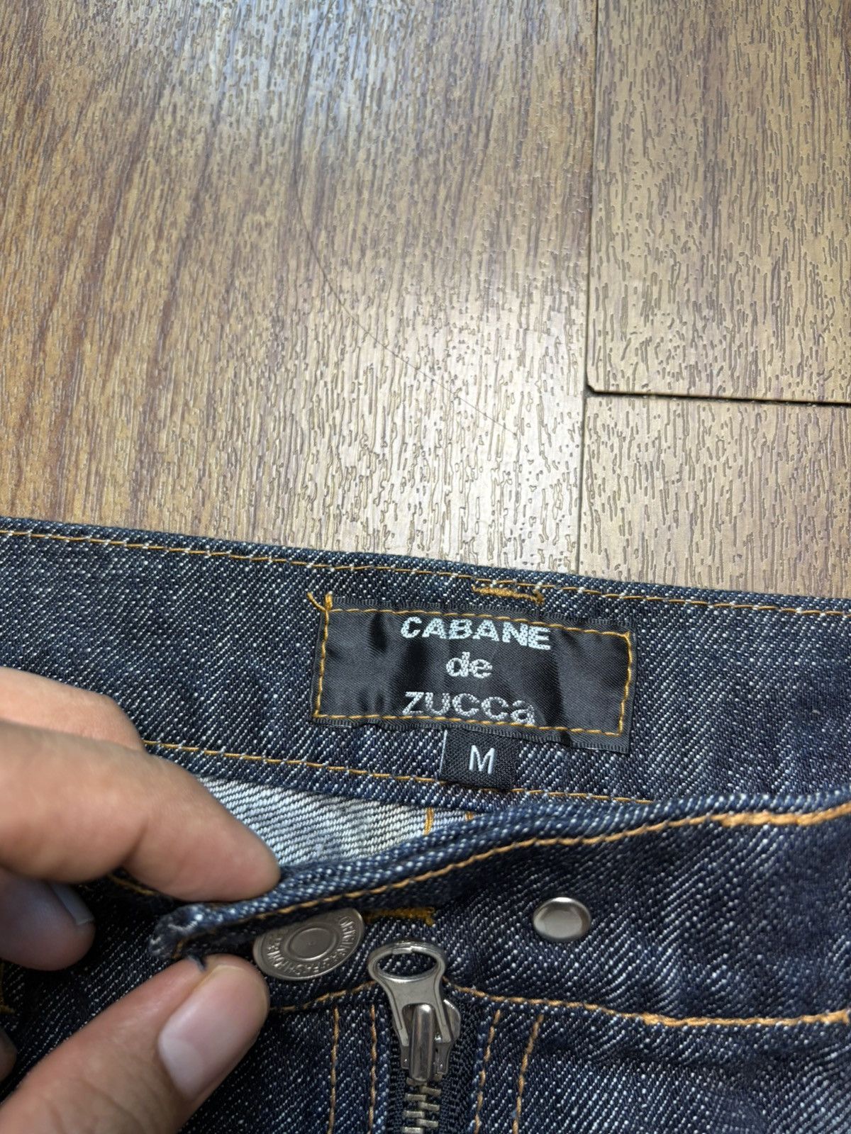 Issey Miyake Cabane de Zucca Assymetrical Zip Denim Pants Size US 32 / EU 48 - 7 Thumbnail