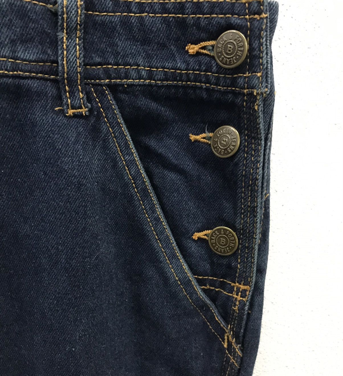 Japanese Brand × Vintage Vintage Back&Forth Jeans Overall Size US 34 / EU 50 - 8 Thumbnail