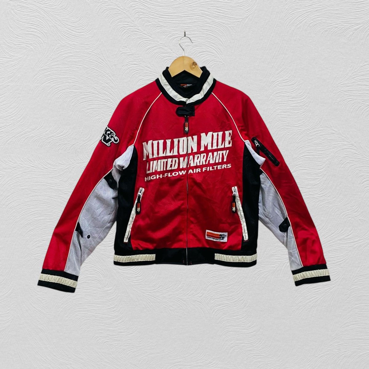 Kadoya Vintage K&N racing gear jacket biker Size US L / EU 52-54 / 3 - 1 Thumbnail