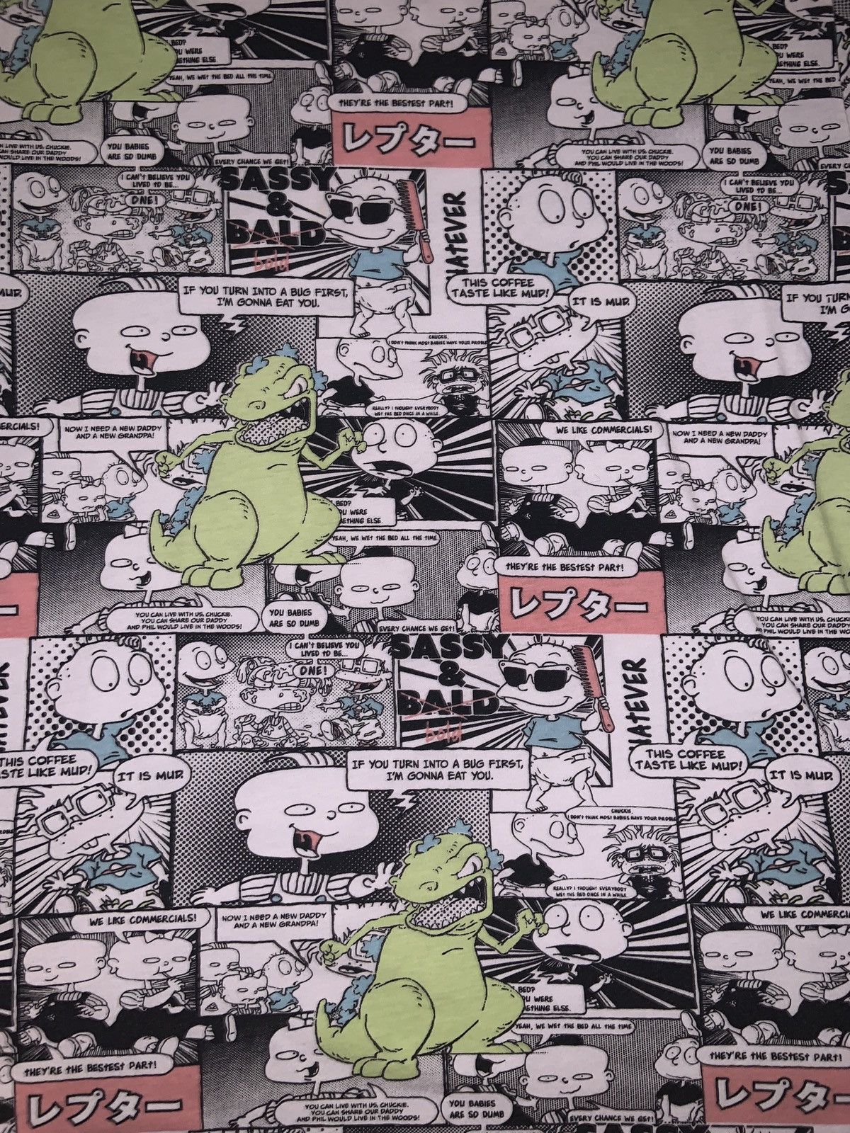 Nickelodeon Men’s Nickelodeon Rugrats AOP T Shirt - Size Large Size US L / EU 52-54 / 3 - 4 Thumbnail