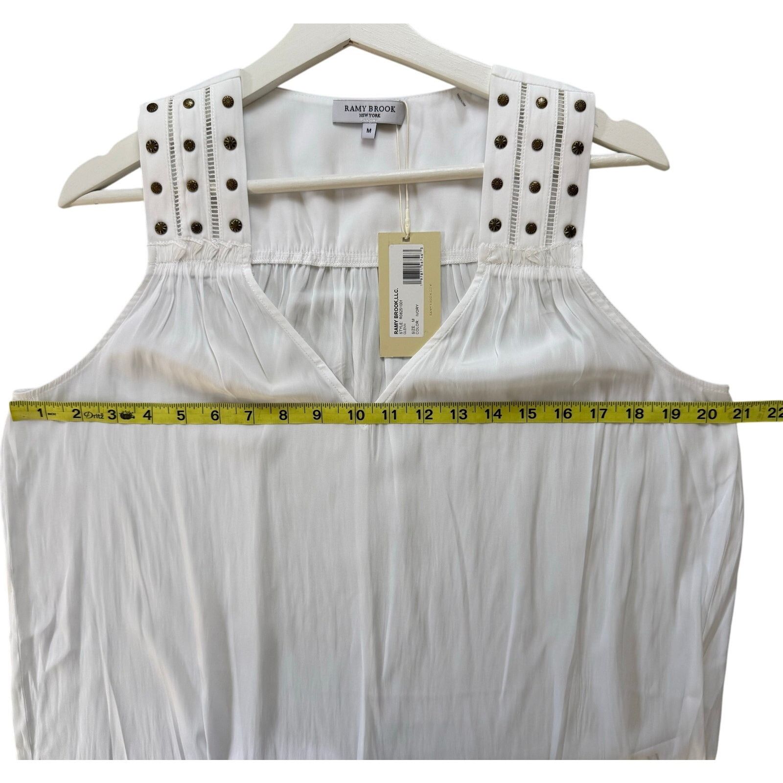 Ramy Brook RAMY BROOK Glenn Studded Sleeveless Top Size M / US 6-8 / IT 42-44 - 7 Thumbnail