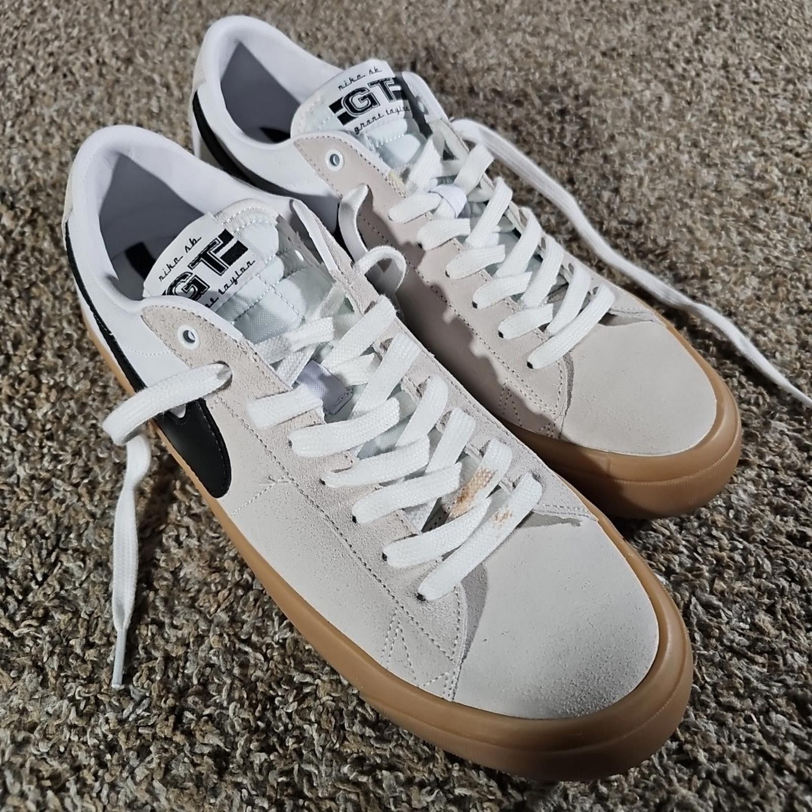 Nike Size 11 - Nike Zoom Blazer Pro GT SB Low White DC7695-100 Size US 11 / EU 44 - 2 Thumbnail