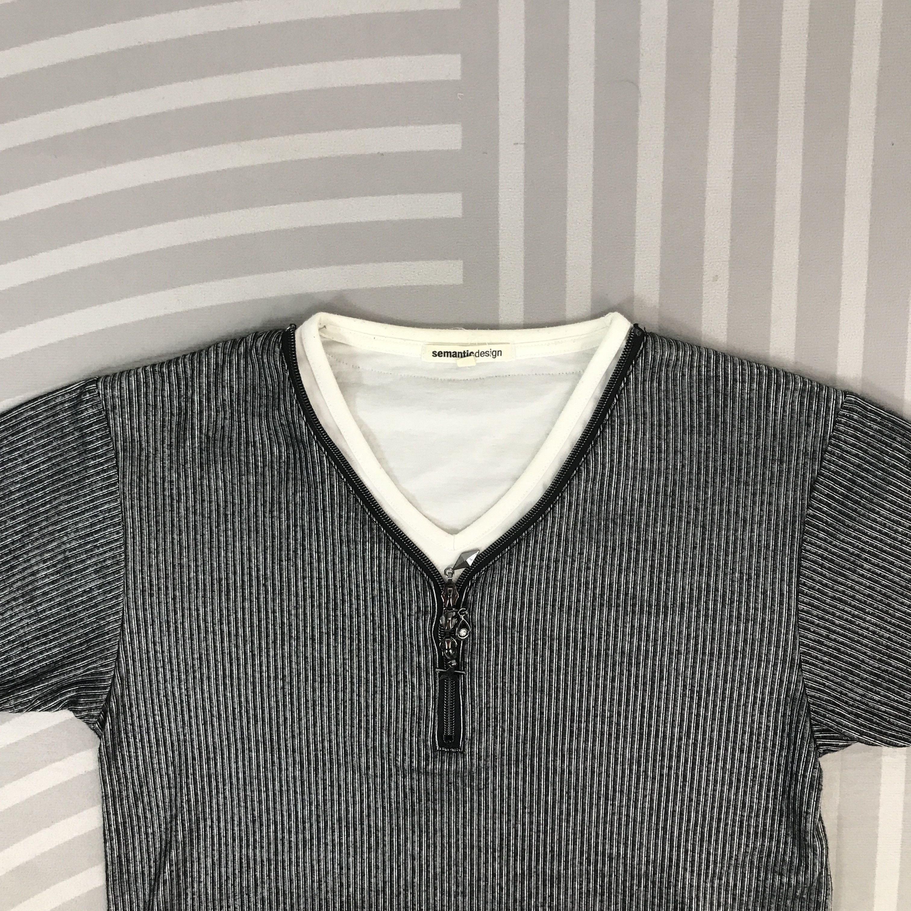 semanticdesign Vintage Semantic Design design Zipper T-Shirt Size US L / EU 52-54 / 3 - 2 Thumbnail