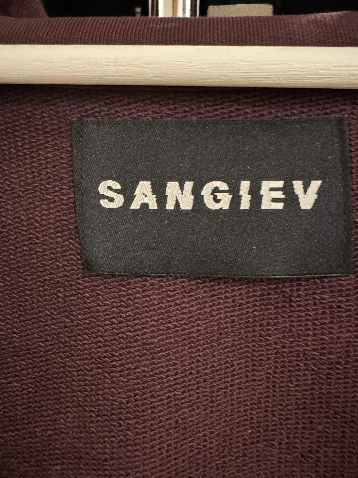 Sangiev Sangiev Hooded Zip Up Scratched Sweatshirt Size US M / EU 48-50 / 2 - 2 Thumbnail