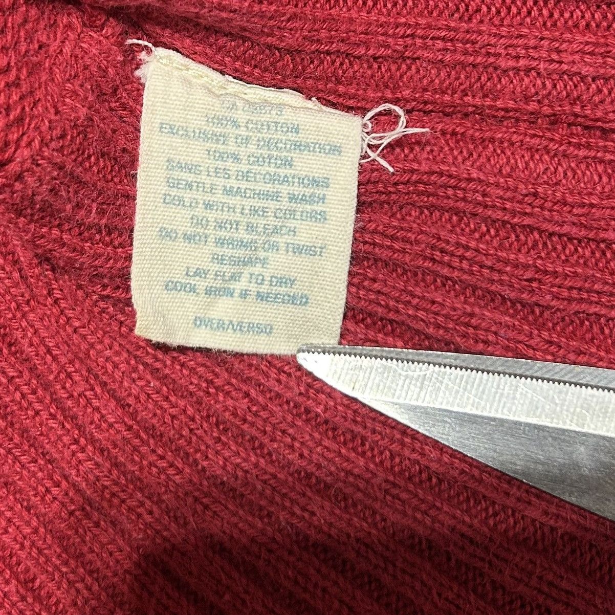 American Eagle Outfitters American Eagle Crewneck Sweater Red Vintage Fit Mens Large Size US L / EU 52-54 / 3 - 7 Thumbnail