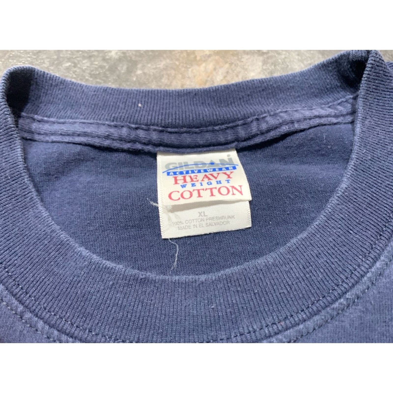 Gildan VINTAGE Gildan Patriotic Shirt Blue XL Short Sleeve Bald Eagle Mens Size US XL / EU 56 / 4 - 3 Thumbnail
