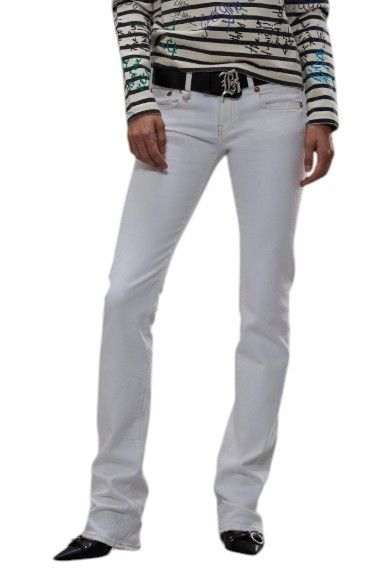 R13 TOBY BOY 26 Aerin White Stretch Jeans 89845 Size 26" / US 2 / IT 38 - 1 Thumbnail