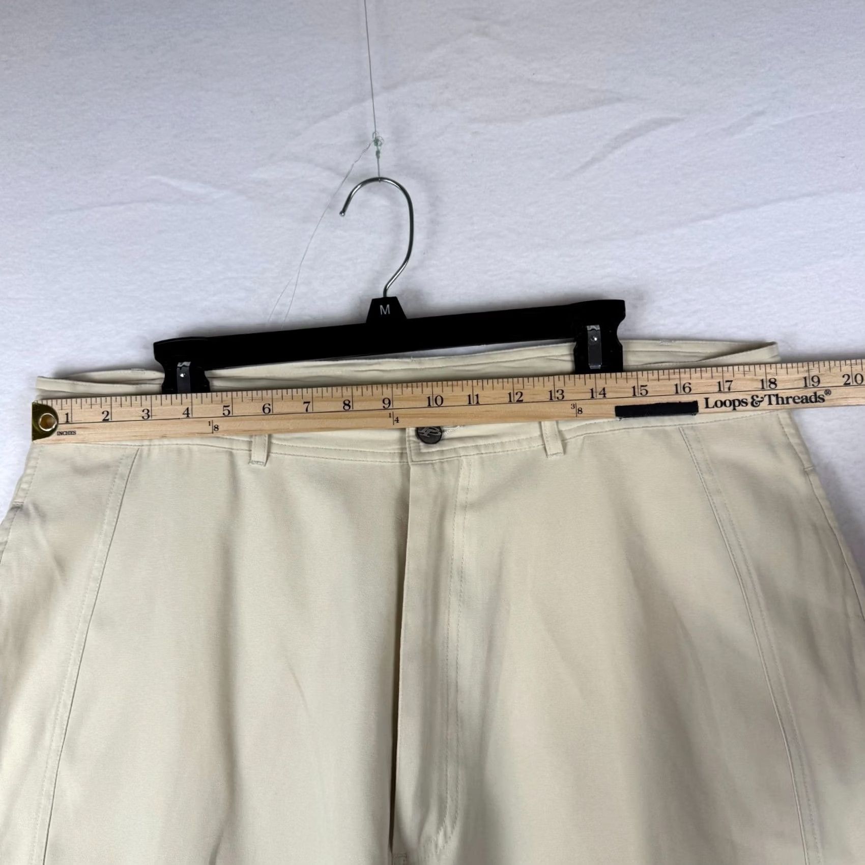 Pelle Pelle VINTAGE Pelle Pelle Pants Main Selling Point Hip Hop 90s Baggy Wide-Leg Ivory Men 37x33 Old School Size US 37 - 7 Thumbnail
