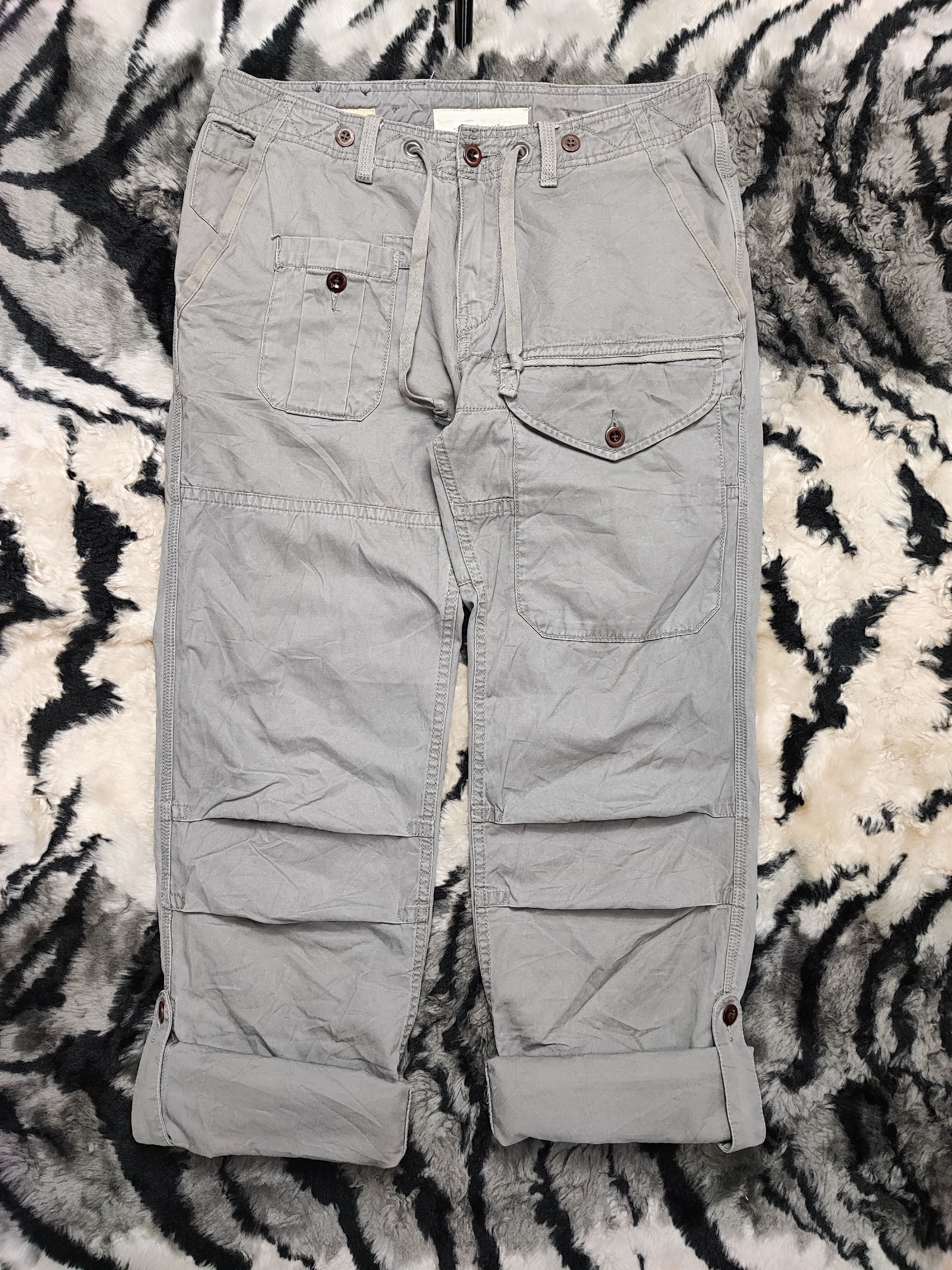 Polo Ralph Lauren 🔥DOPE Iconic Combat Multipocket Tactical Parachute Pants Size US 33 - 25 Thumbnail