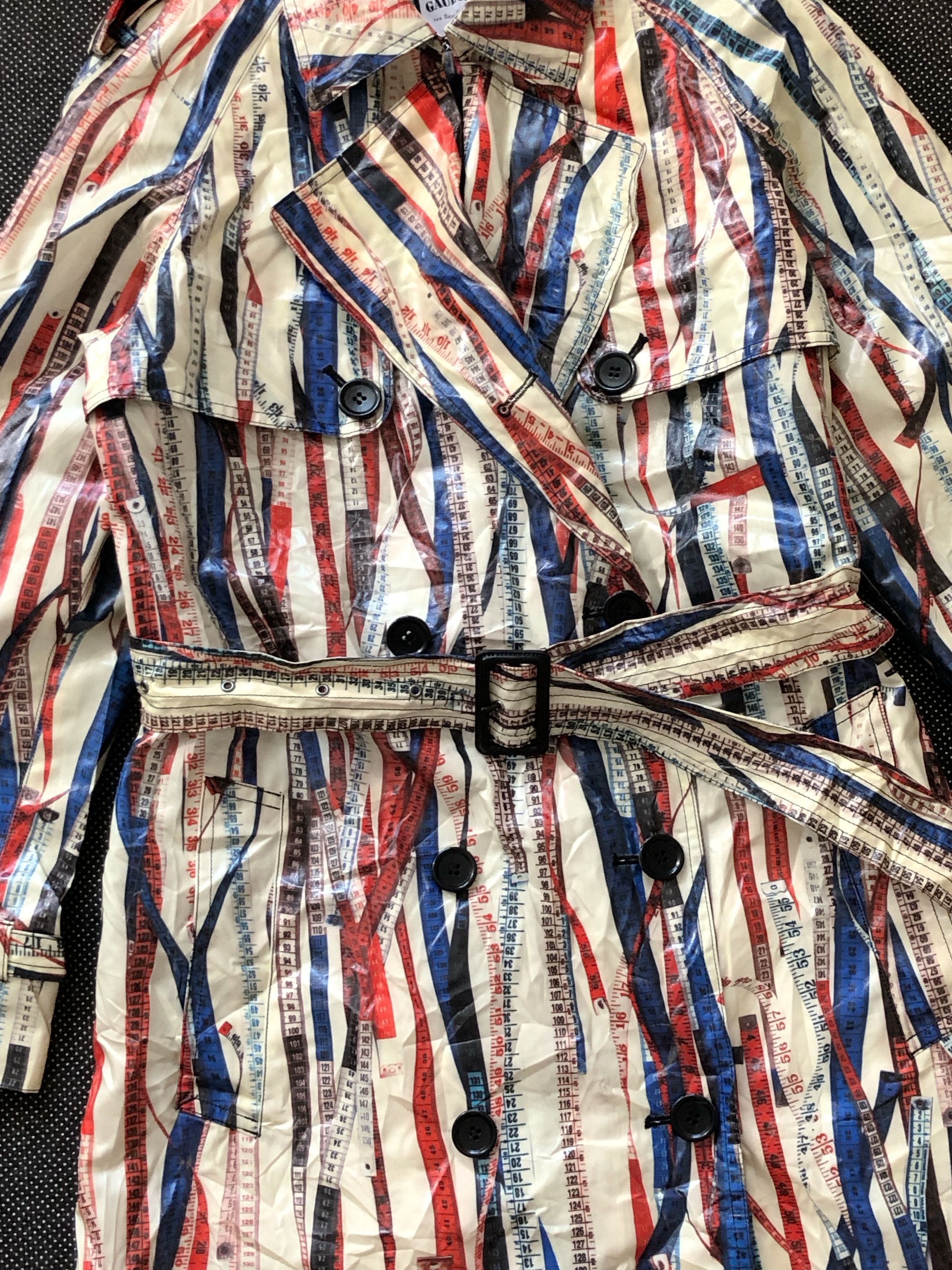 Jean Paul Gaultier RARE🔥FW2015 GAULTIER SEPT PREMIERES RULER TAPE TRENCH COAT Size M / US 6-8 / IT 42-44 - 9 Thumbnail