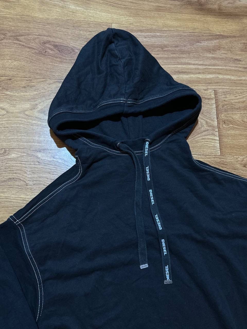 Diesel Vintage Diesel Hoodie Y2K Style Big Logo Avant Garde Size US M / EU 48-50 / 2 - 4 Thumbnail