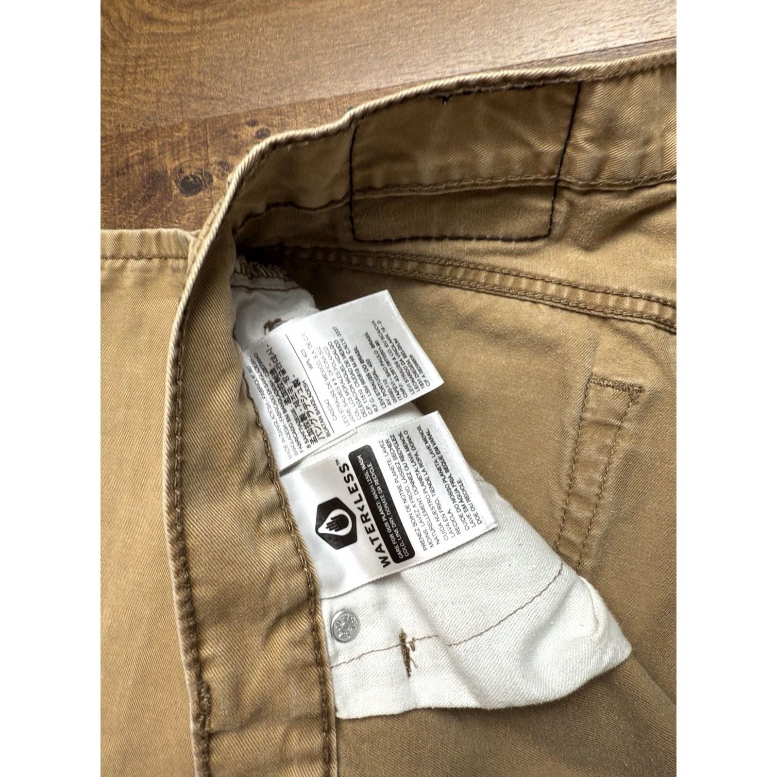 Levi's Levi's 514 Mens Slim Straight Fit Khakis Pants Cotton Chino Brown 29X30 Jeans Hat Size US 29 - 7 Thumbnail