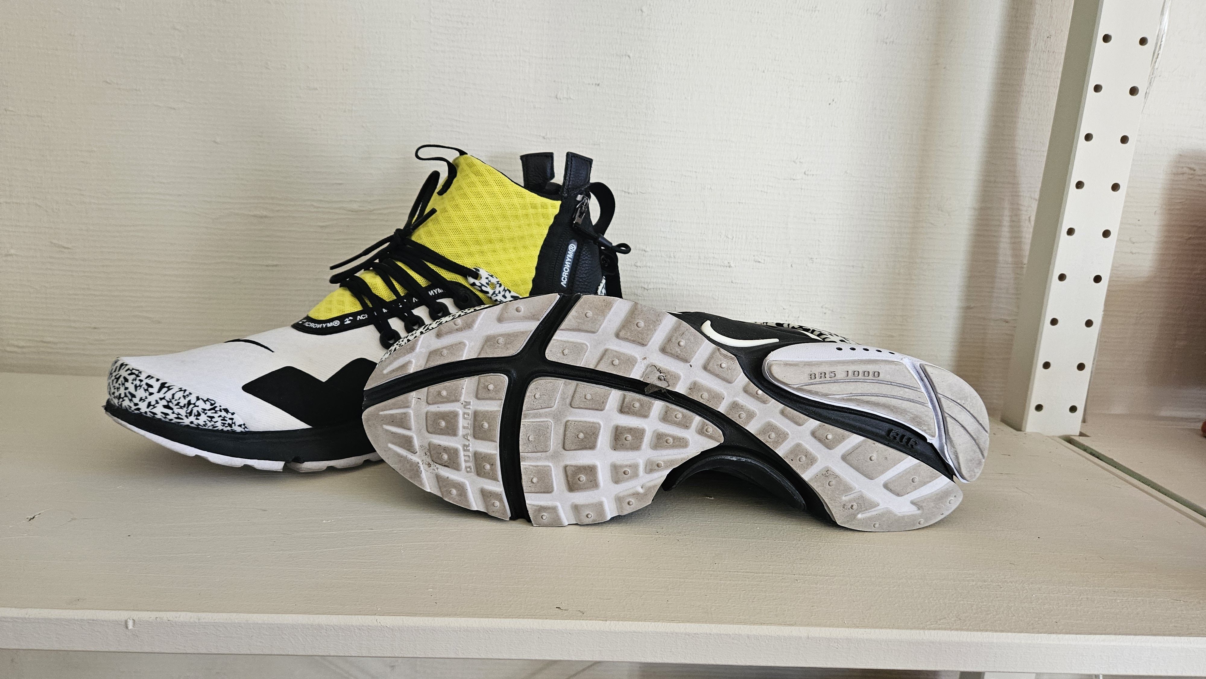 Acronym × Nike Nike Air Presto Mid Acronym Dynamic Yellow Size US 12 / EU 45 - 2 Thumbnail