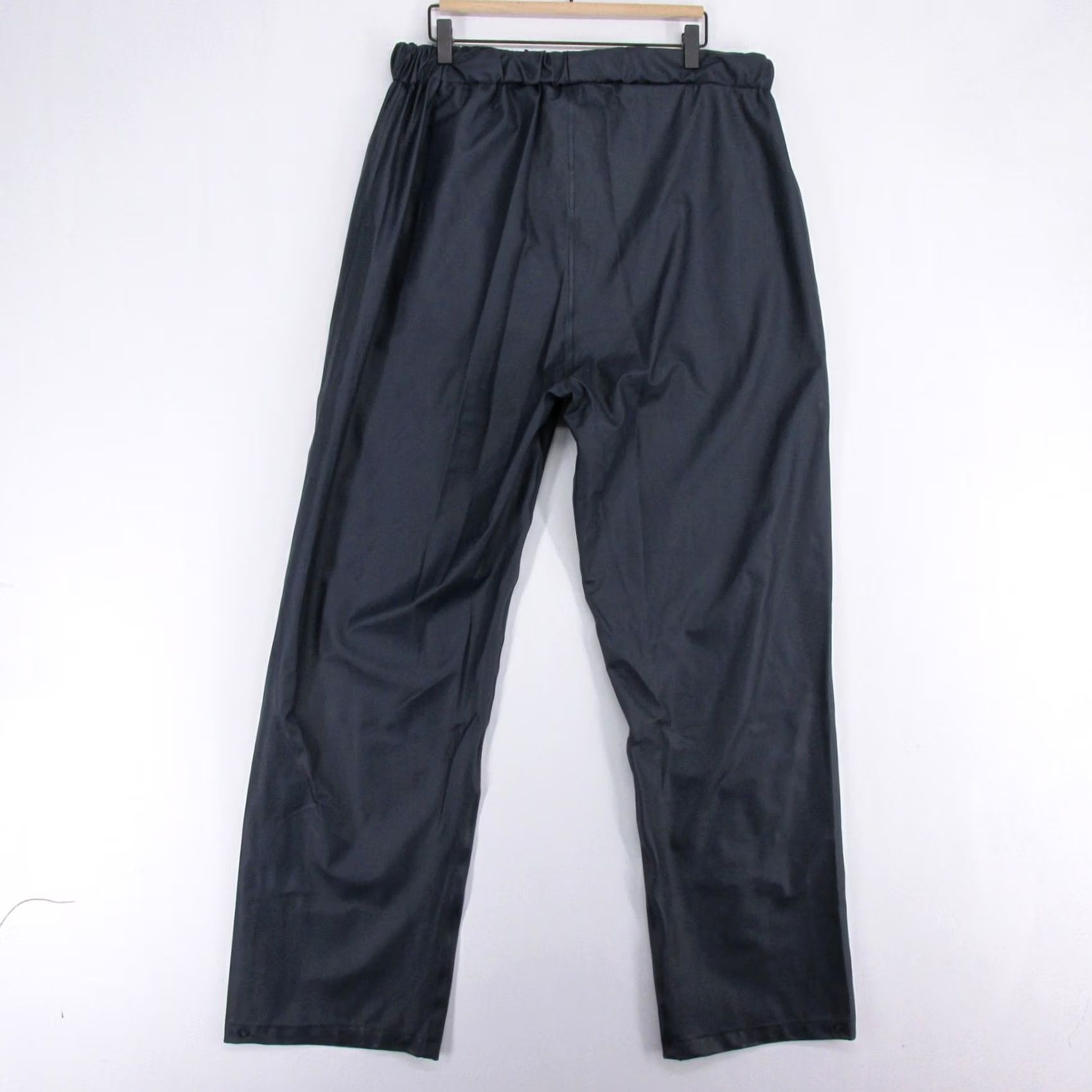 Helly Hansen Helly Hansen Voss Rain Pants Mens XL Navy Blue Waterproof Polyurethane Elastic Drawstring Snap Size US 36 / EU 52 - 3 Thumbnail