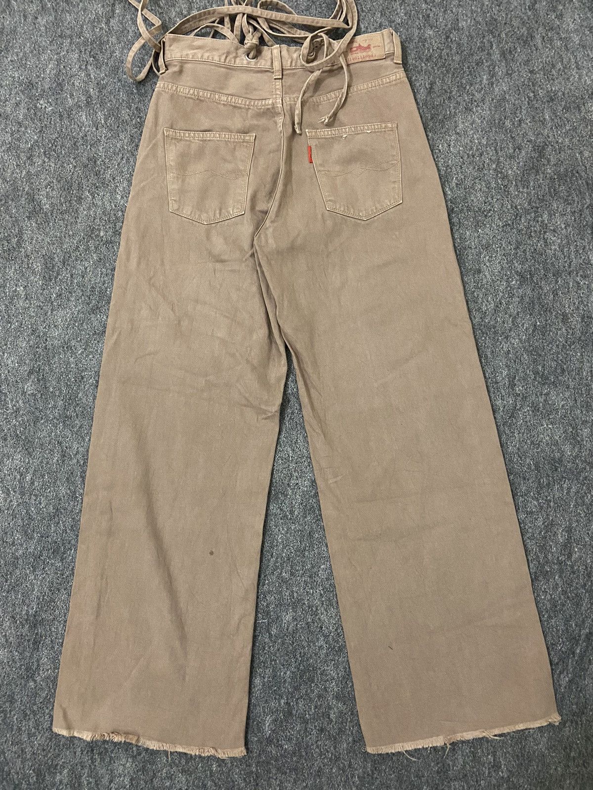 Japanese Brand × Le Grande Bleu (L.G.B.) Y2K ungrid overall denim baggy pants Size 26" / US 2 / IT 38 - 4 Thumbnail
