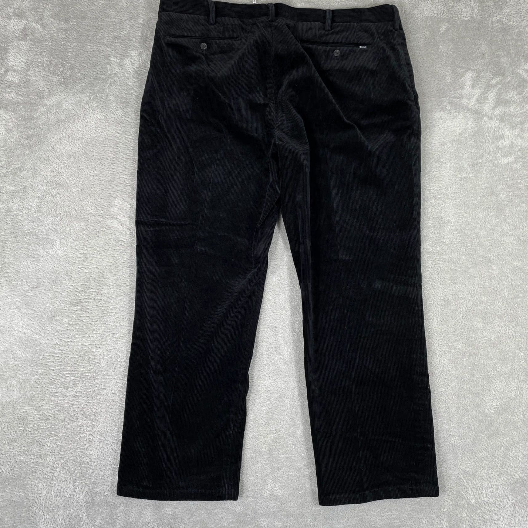 Polo Ralph Lauren Polo Ralph Lauren Corduroy Pants Mens 38x32 Black Classic Fit Hem Size US M / EU 48-50 / 2 - 2 Thumbnail