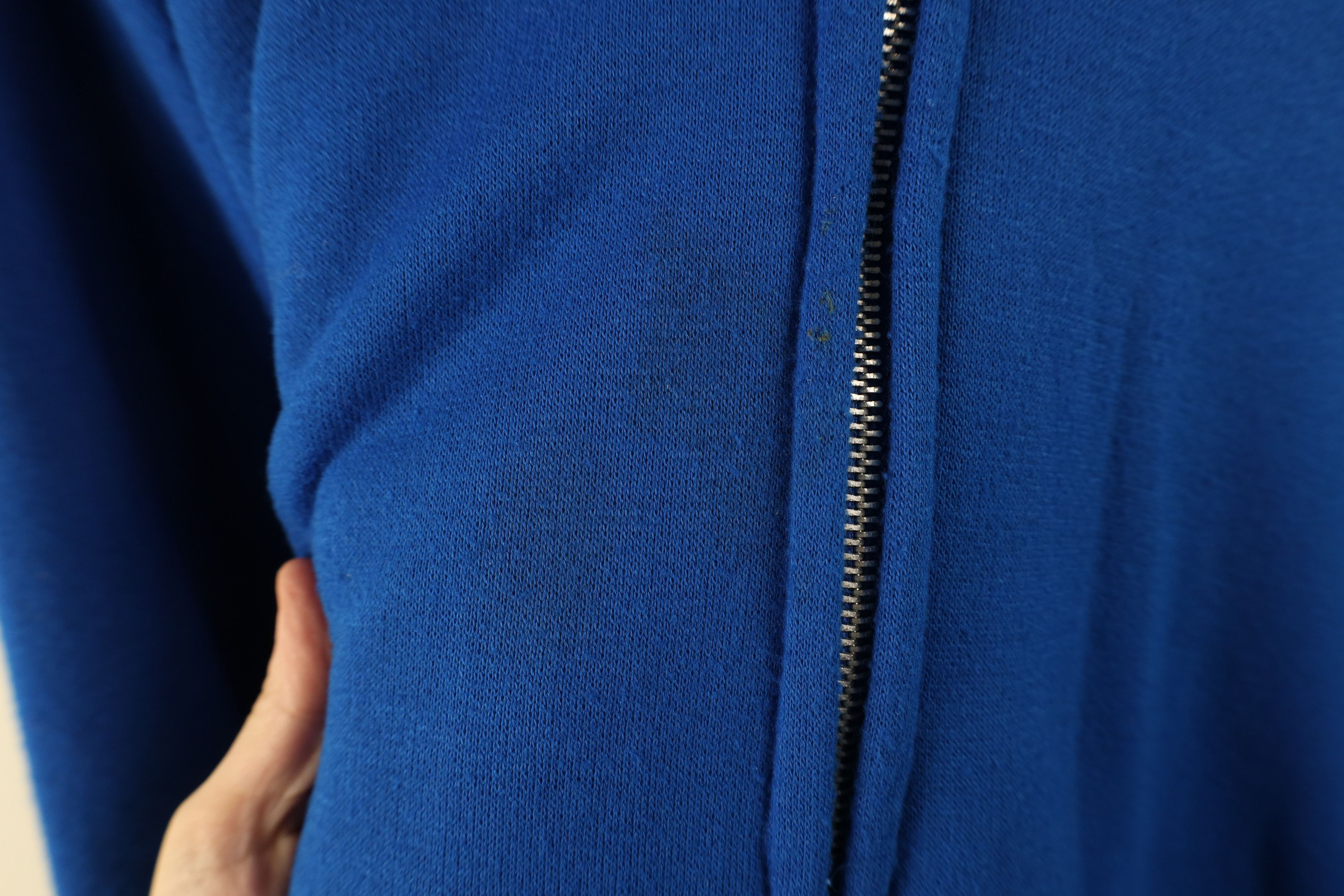 Vintage Vintage 70s 80s Streetwear Knit Lined Full Zip Hoodie USA Size US XL / EU 56 / 4 - 6 Thumbnail