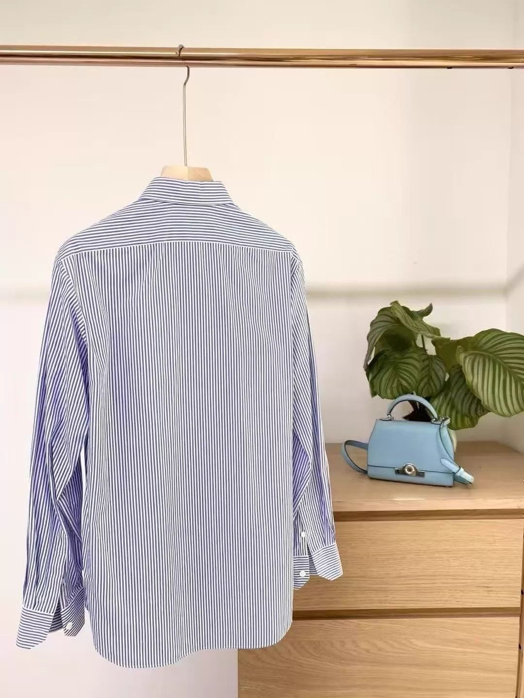 Celine Celine classic striped shirt 34 like new Y642 Size XS / US 0-2 / IT 36-38 - 3 Thumbnail