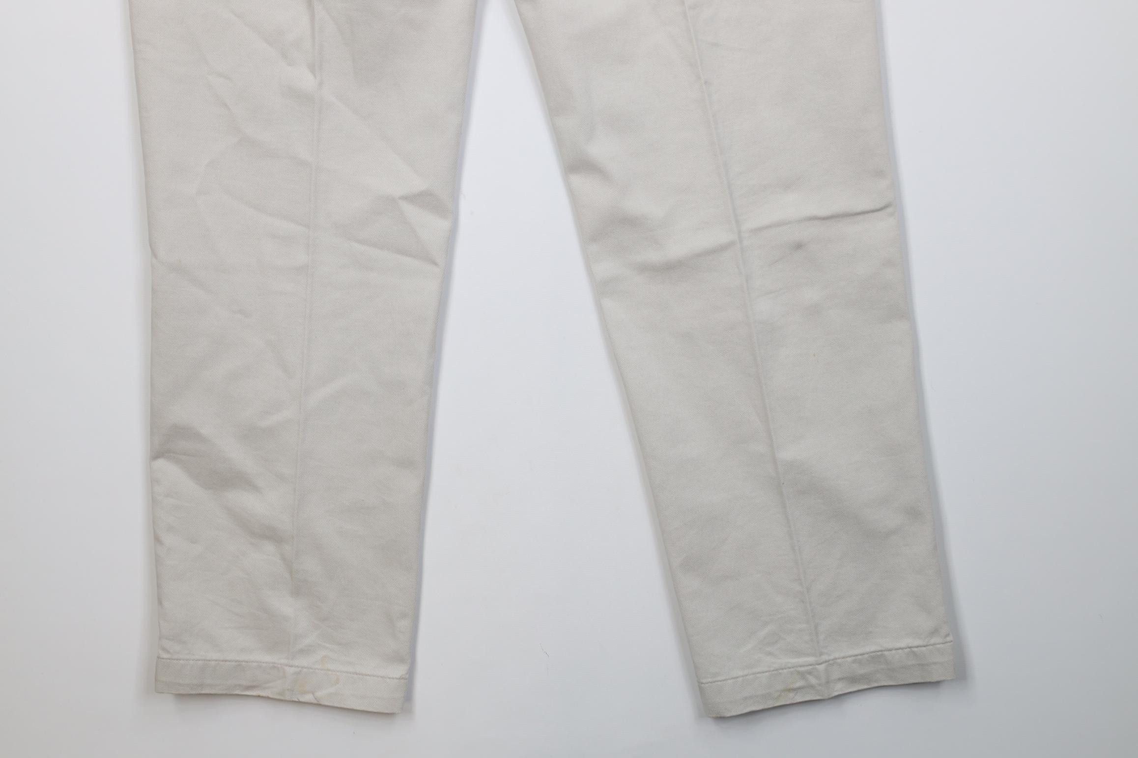 Polo Ralph Lauren Vintage 90s Ralph Lauren Martin Chino Pants Cotton Stone USA Size US 32 / EU 48 - 14 Thumbnail