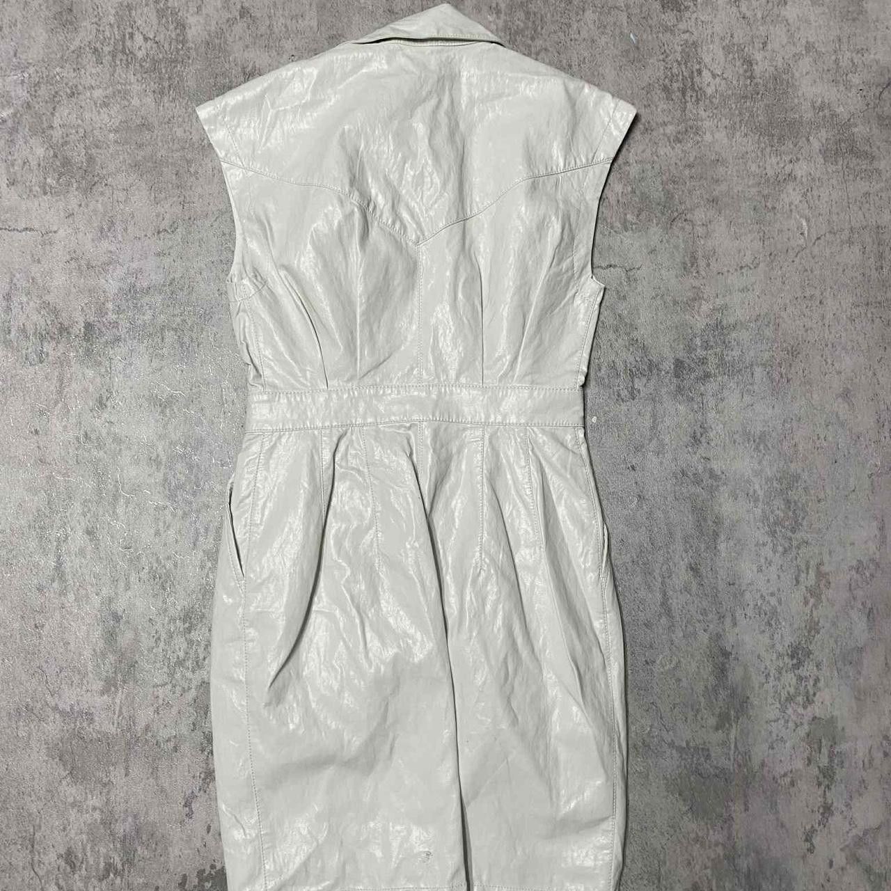 Other White leather jumpsuit with a retro vibe #leatherjumpsuit Size ONE SIZE - 4 Thumbnail