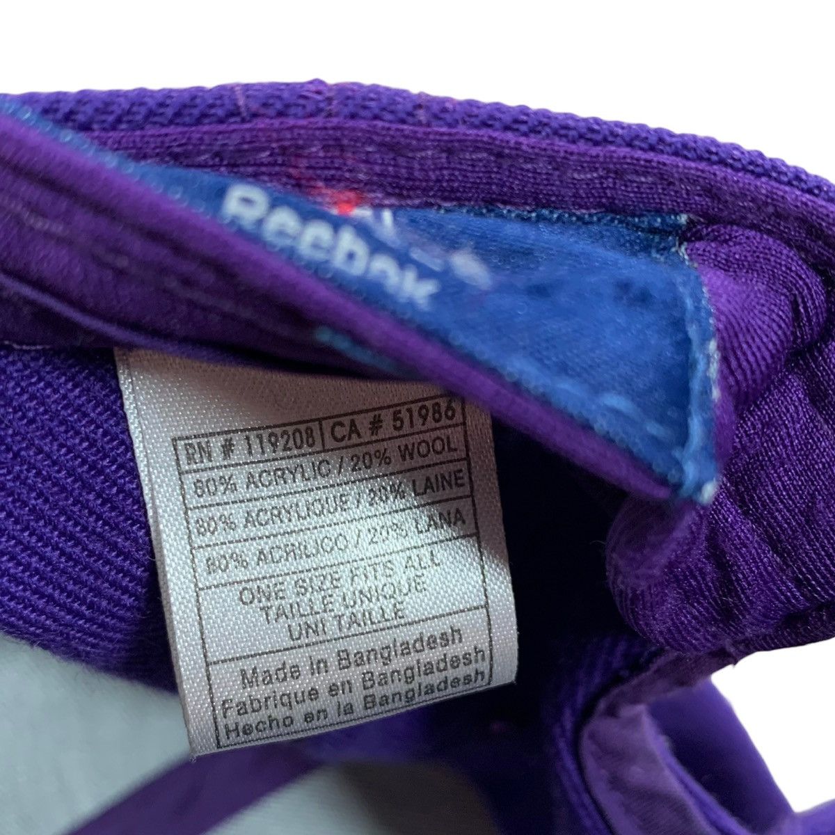 Reebok VTG Reebok NFL Football Minnesota Vikings Wool Blend Hat Size ONE SIZE - 6 Thumbnail