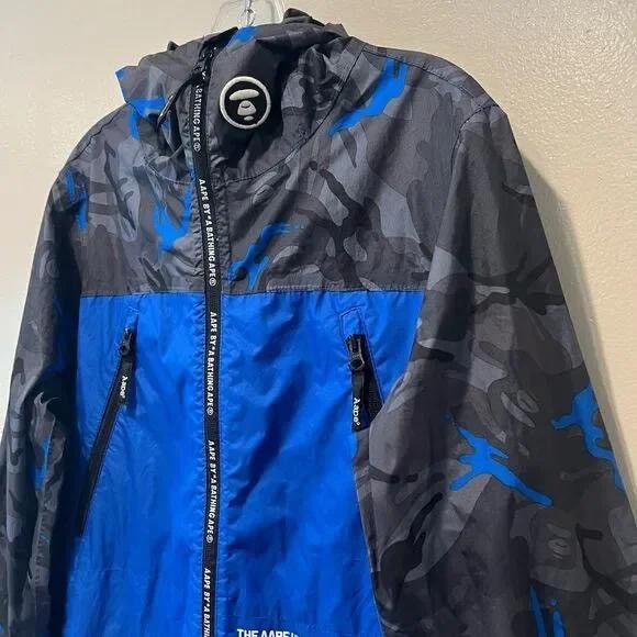Aape × Bape Aape Camo Windbreaker Hoodie Jacket Size US M / EU 48-50 / 2 - 23 Thumbnail