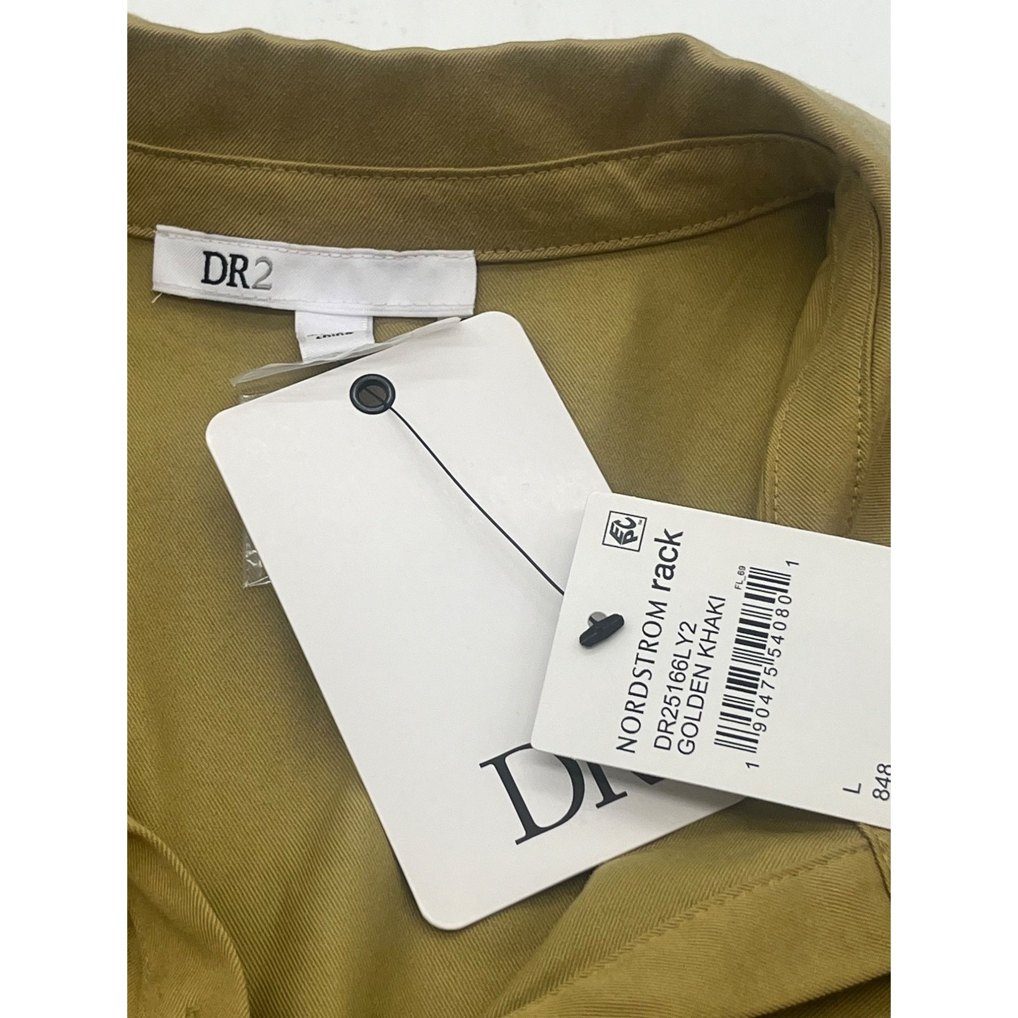 Other DR2 By Daniel Rainn Puff Sleeve Button-up Shirt In Golden Kh Size L / US 10 / IT 46 - 6 Thumbnail