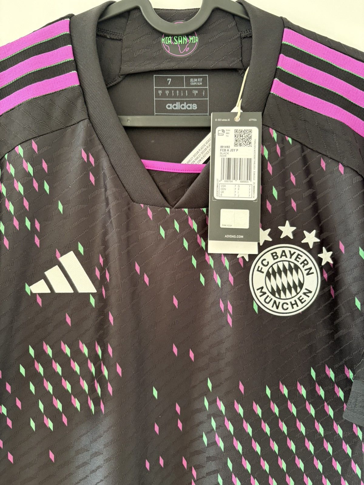 Bayern Munchen adidas 2023/2024 wyjazdowa wersja zawodnicza — zdjęcie 2