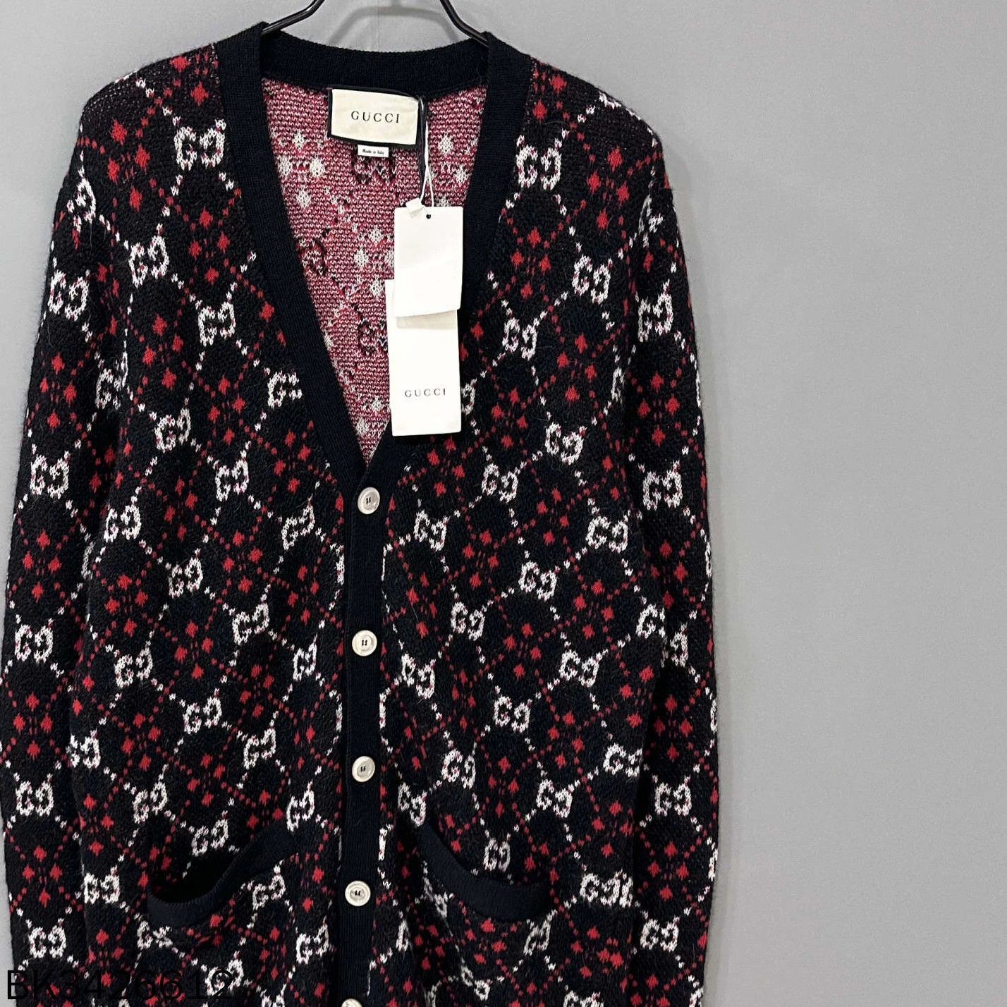 Gucci GUCCI GG Monogram All-Over Knit Cardigan L Size US L / EU 52-54 / 3 - 2 Thumbnail