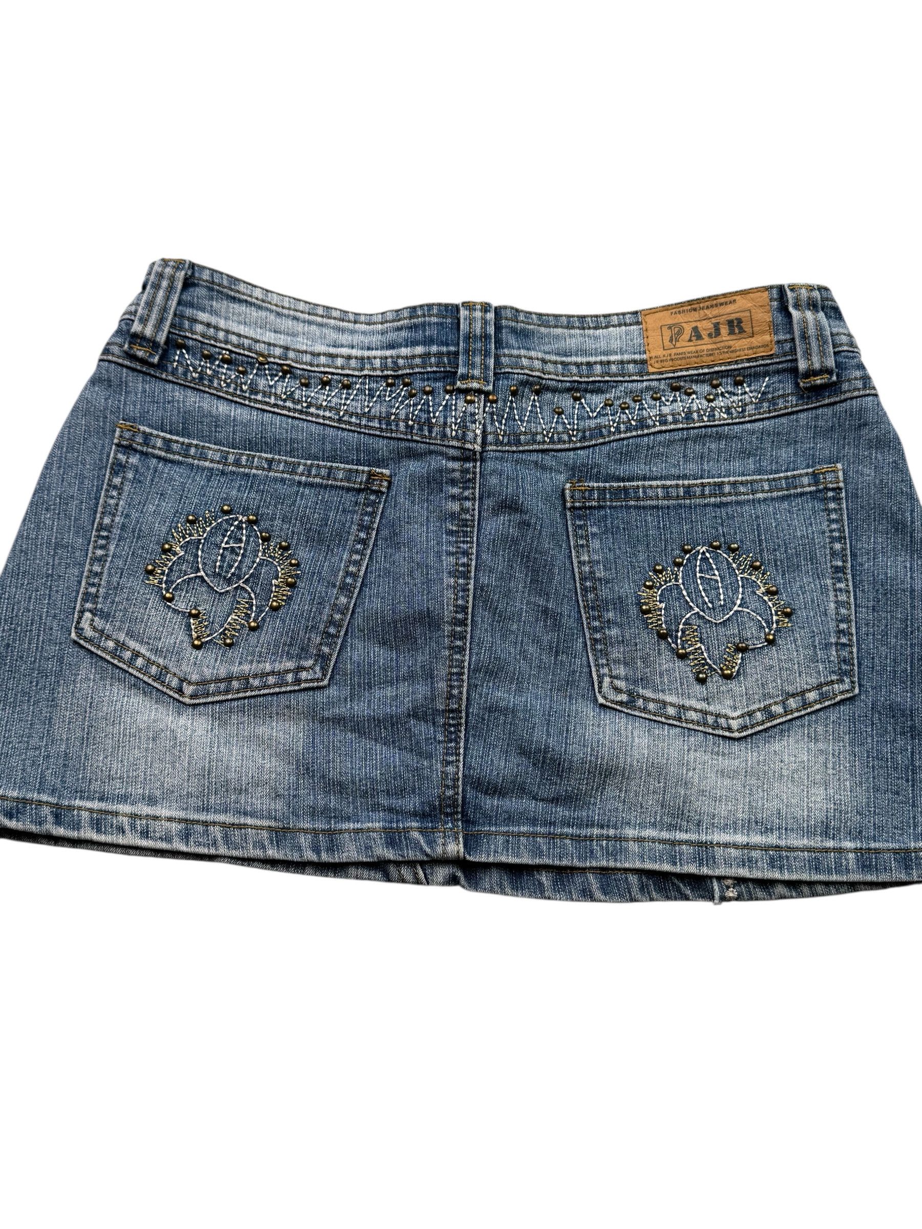 Japanese Brand Vintage Mini Skirt W293(V9) Size 28" / US 6 / IT 42 - 4 Thumbnail
