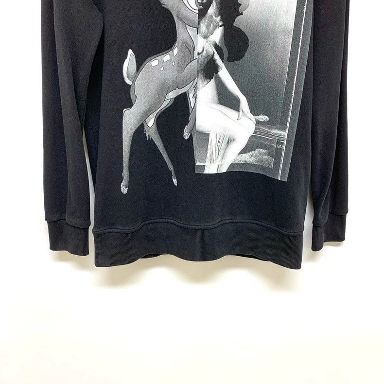 Givenchy Givenchy Classic Black and White Deer Logo Sweatshirt Size US S / EU 44-46 / 1 - 4 Thumbnail