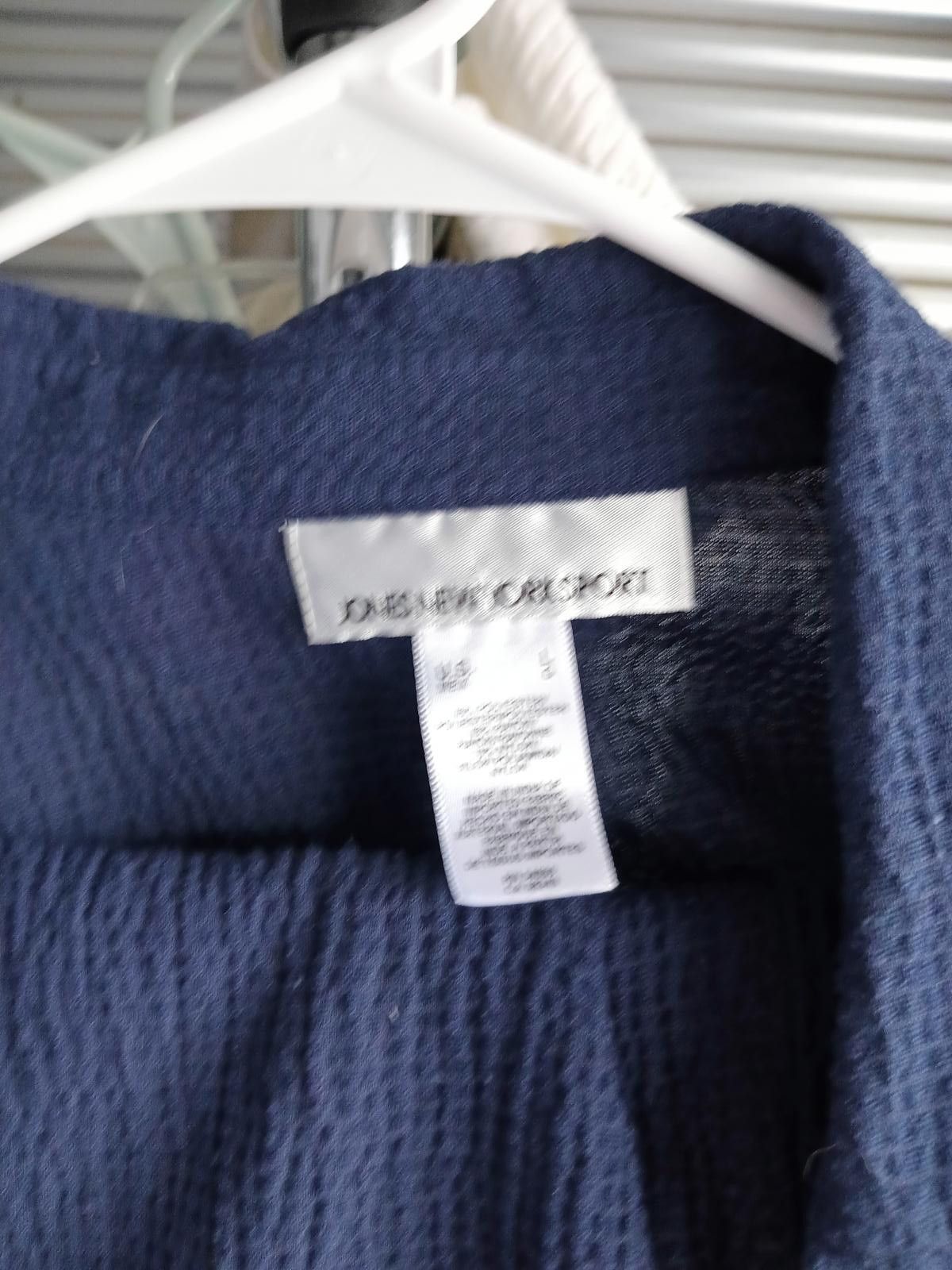 Designer Chic Navy Blue Two-Piece Set Size ONE SIZE - 6 Thumbnail