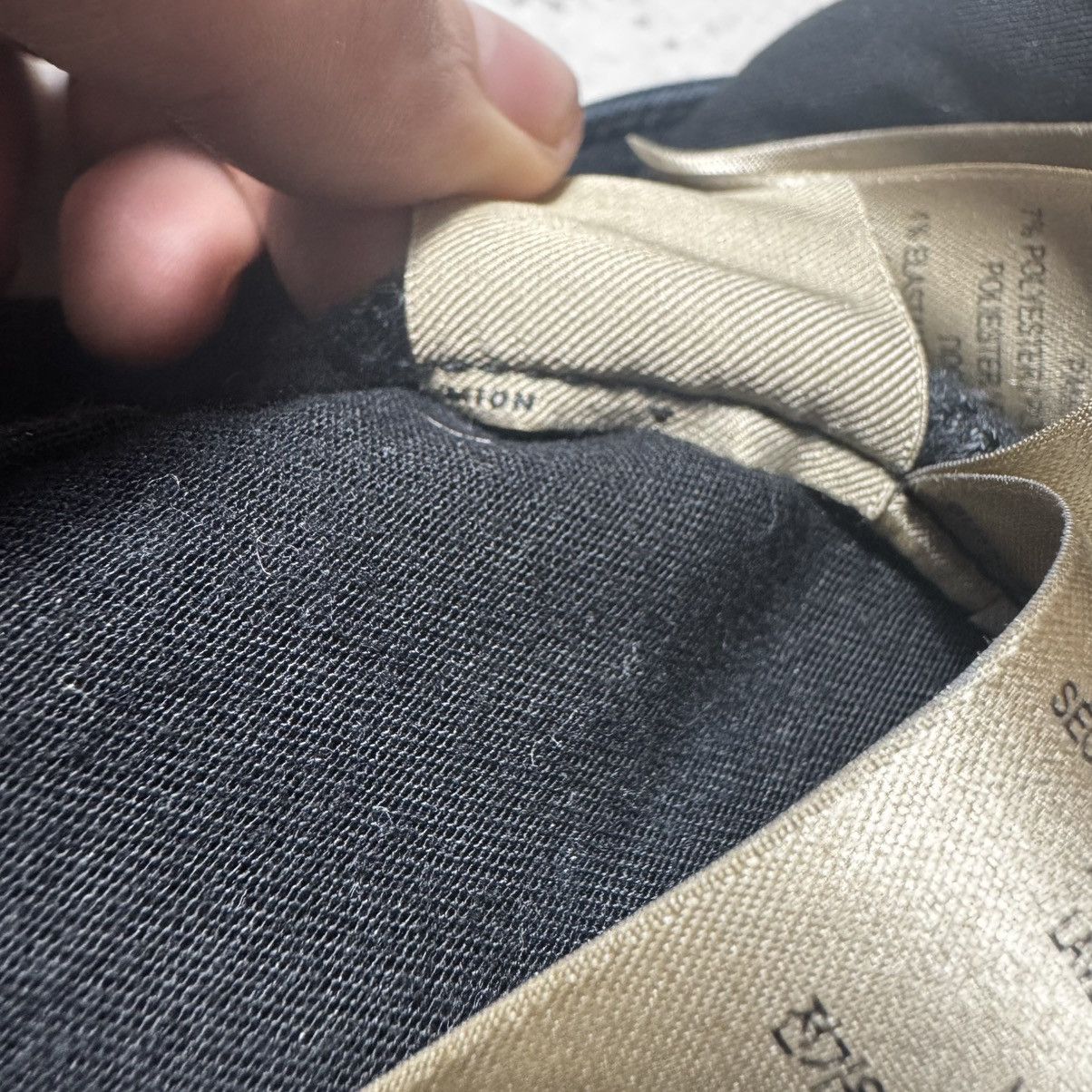 Burberry × Vintage vintage 90s washed black waxed jeans burberry luxury rare Size 29" - 11 Thumbnail