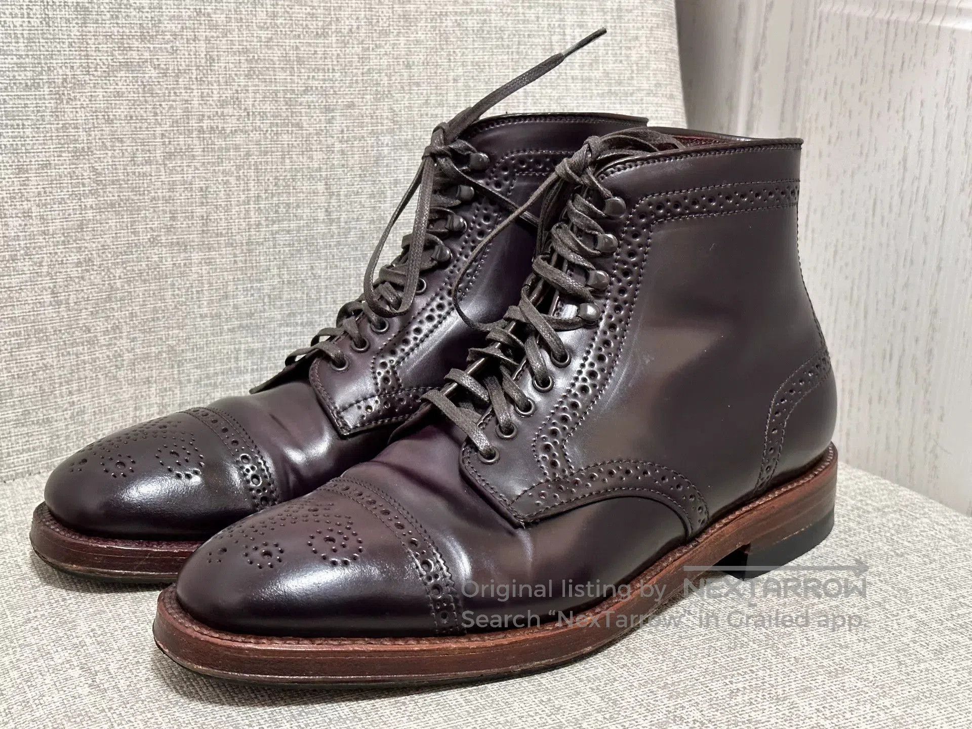 Alden Alden Venice Boot Shell Cordovan. Size US 7.5 / EU 40-41 - 3 Thumbnail