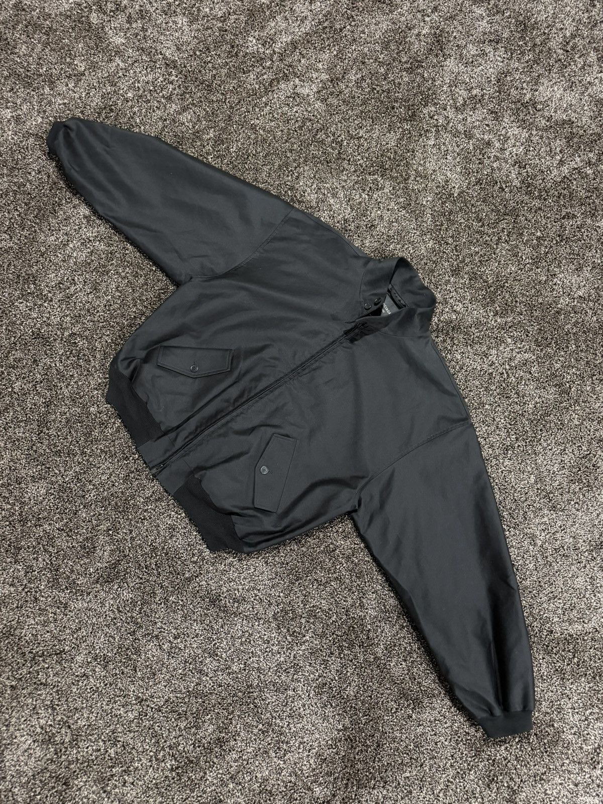 Balenciaga Balenciaga Demna Oversize Cotton-Shell Black Basebal Jacket Size US M / EU 48-50 / 2 - 6 Thumbnail