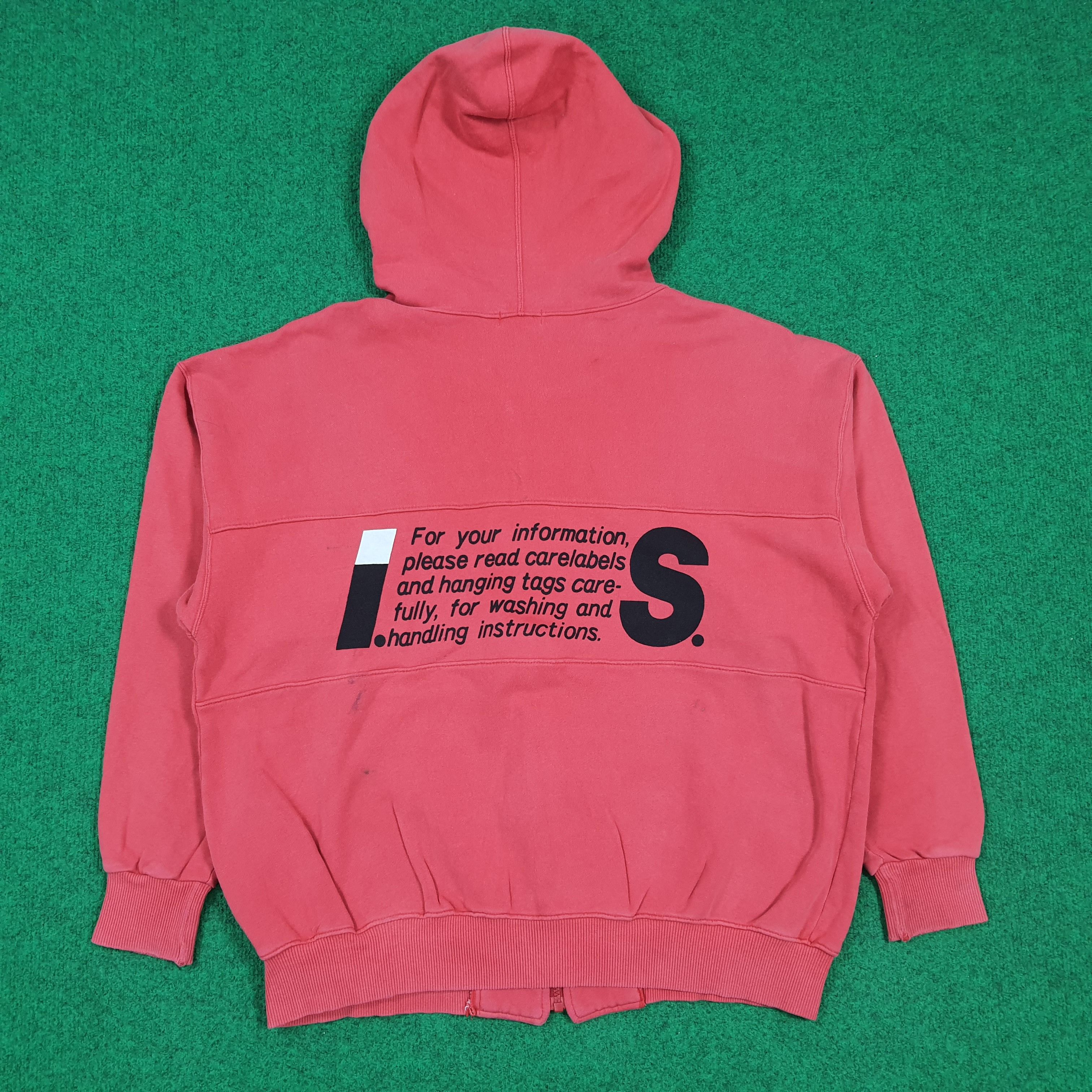 Issey Miyake Rare 80s Issey Miyake I.S. Chisato Tsumori Zipper Hoodie Size US L / EU 52-54 / 3 - 1 Thumbnail