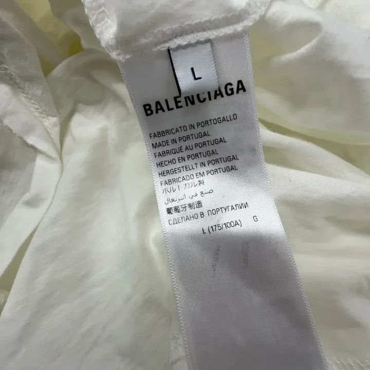Balenciaga Balenciaga Balenciaga FW23 Logo Print Short Sleeve TShirt Size US L / EU 52-54 / 3 - 4 Thumbnail
