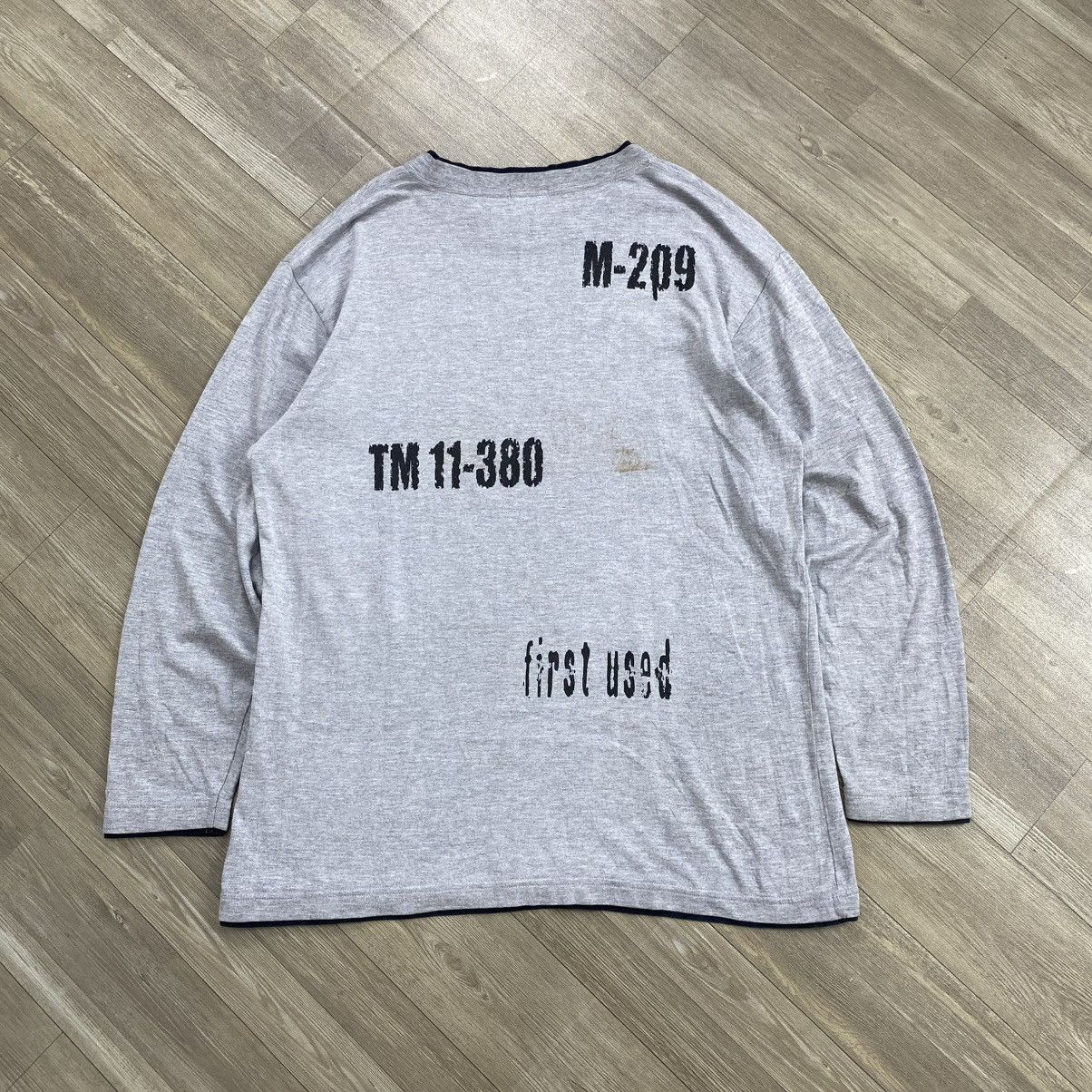 In The Attic 2000s Power Life Poem Grunge Cross Goa Punk Long Sleeve Y2K Size US L / EU 52-54 / 3 - 15 Thumbnail