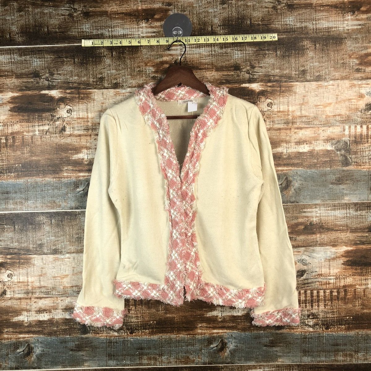 Homespun Knitwear × Japanese Brand DL Givors Pink Cardigan Knitwear #C682 Size M / US 6-8 / IT 42-44 - 1 Thumbnail
