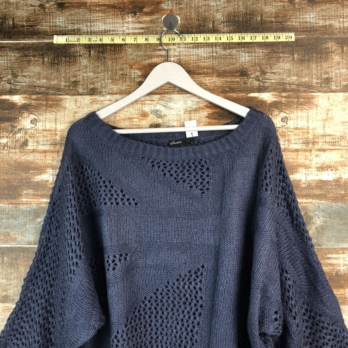 Homespun Knitwear Smelish Blue Cloaks crochet Knitwear #A2361 Size US M / EU 48-50 / 2 - 2 Thumbnail