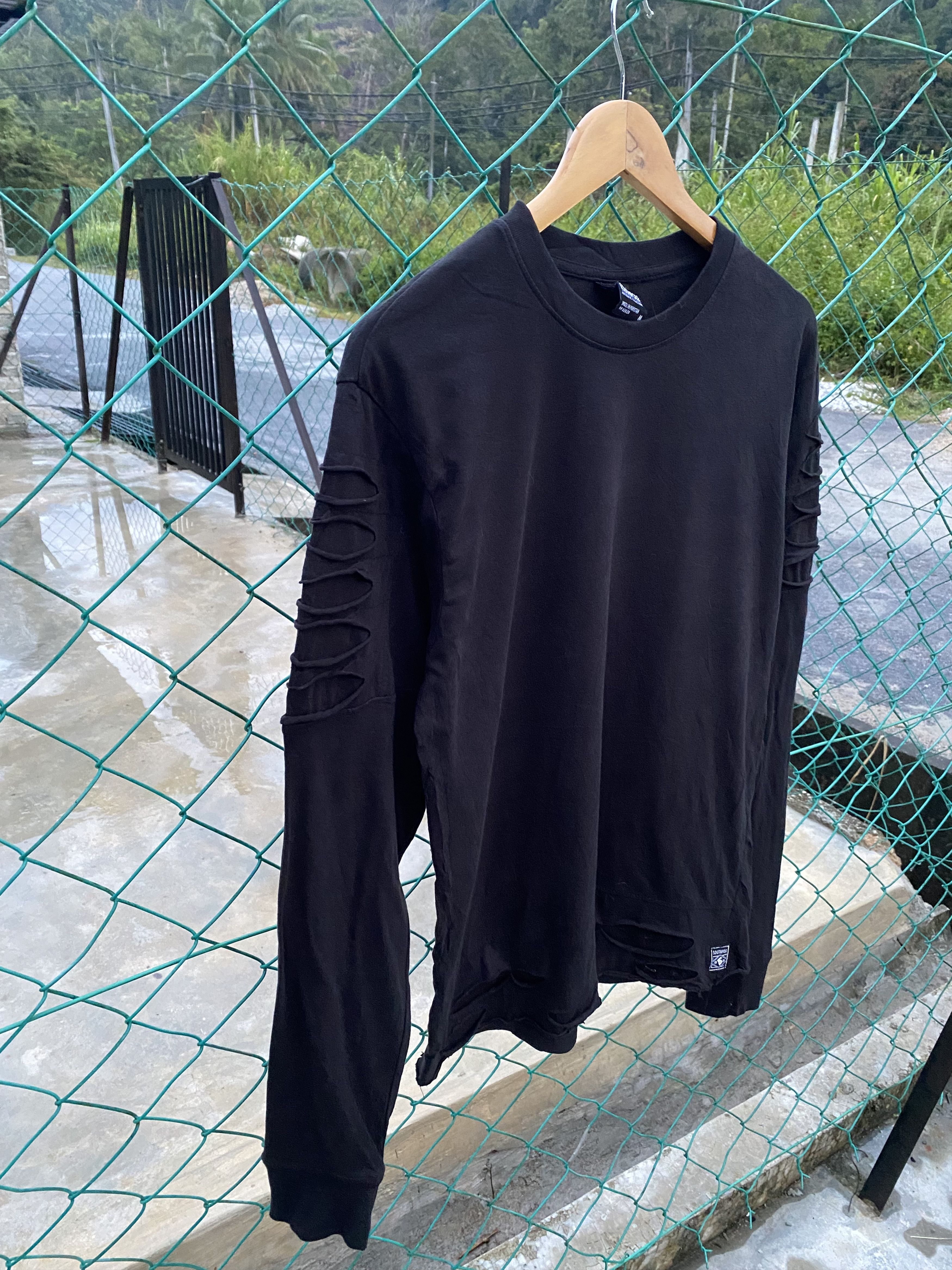 Southpole Southpole distressed punk style long sleeve tees Size US M / EU 48-50 / 2 - 3 Thumbnail