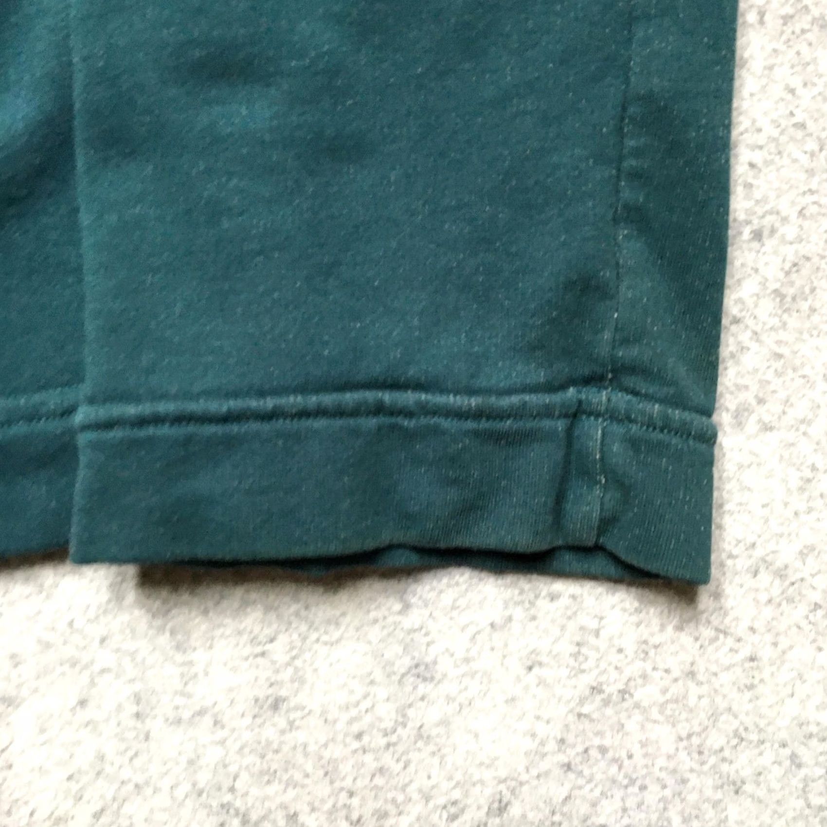 Vintage Be Present Hoodie Mens Large Green Organic Cotton Lightweight Kangaroo Pocket Size US L / EU 52-54 / 3 - 2 Thumbnail