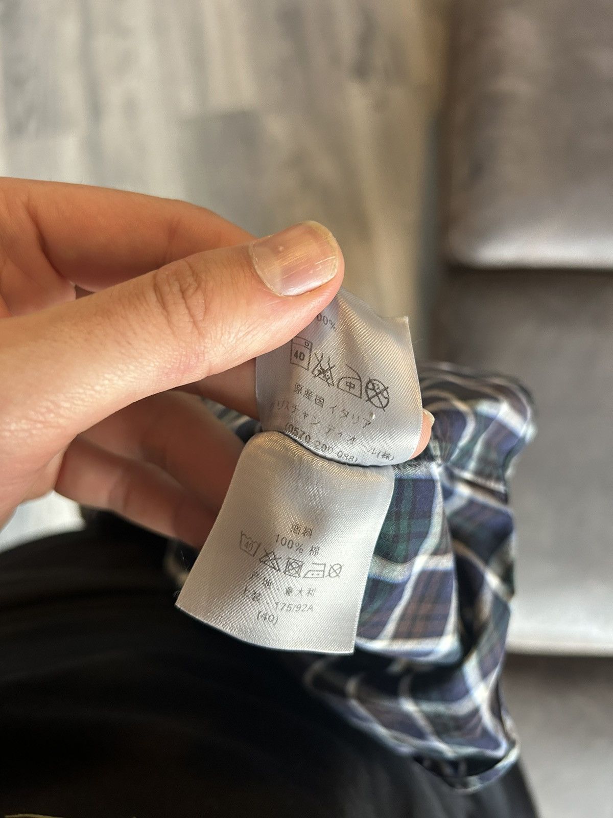 Dior Plaid Button-Up Shirt Size US M / EU 48-50 / 2 - 12 Thumbnail