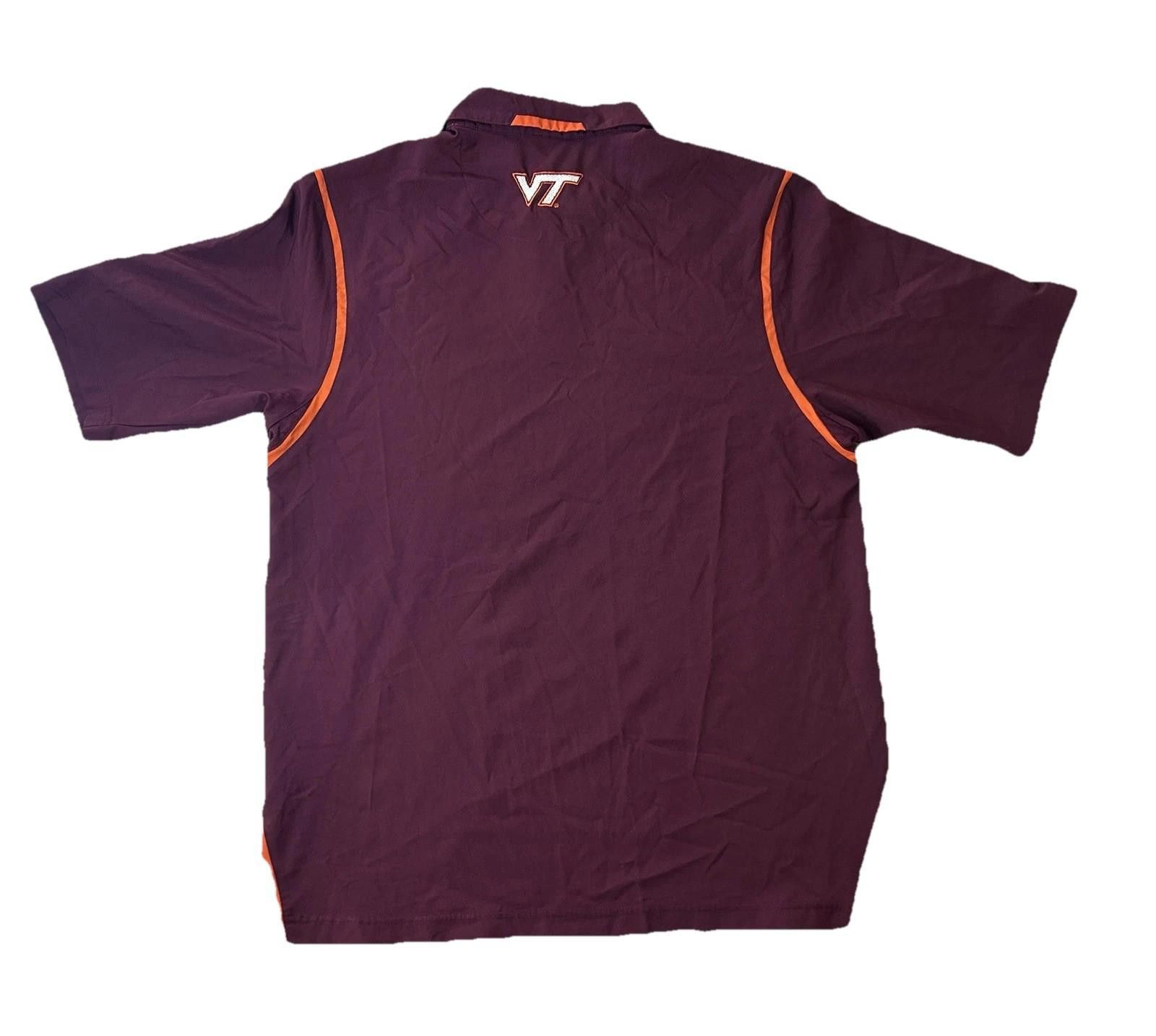 Nike Virginia Tech Shirt Mens Medium NCAA 2009 Orange Bowl Nike Size ONE SIZE - 7 Thumbnail