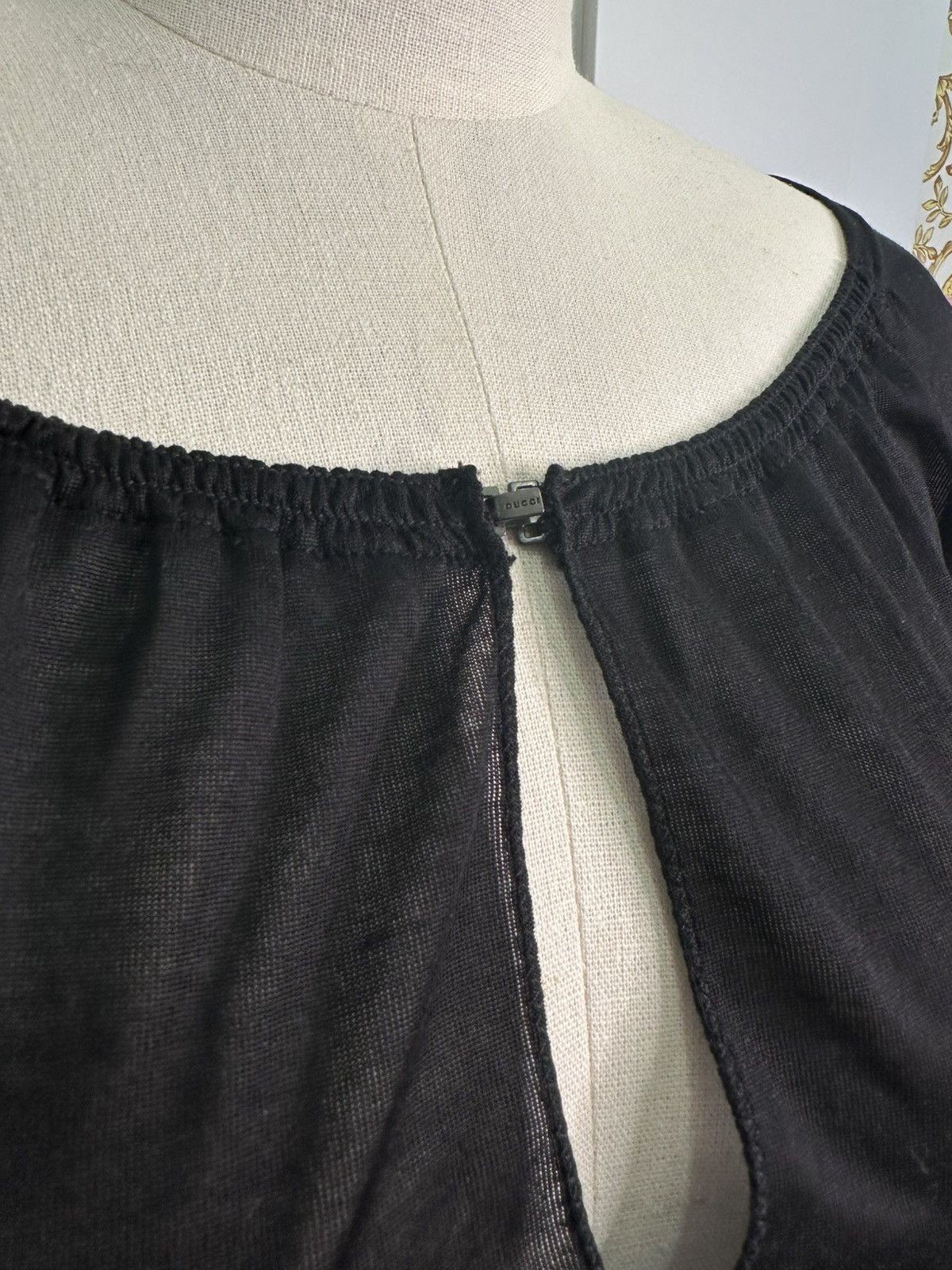 Gucci × Tom Ford Gucci Tom Ford 2003 silk blouse Size S / US 4 / IT 40 - 3 Thumbnail