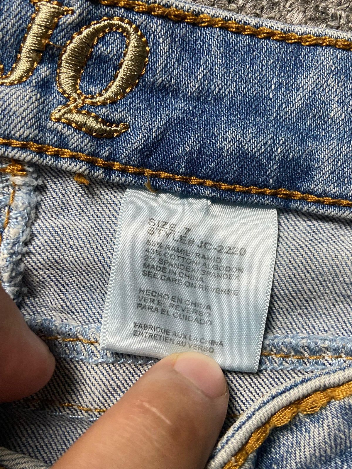 Japanese Brand JCJQ Brand Distressed Denim Ripped Jeans (162) Size 30" / US 8 / IT 44 - 4 Thumbnail