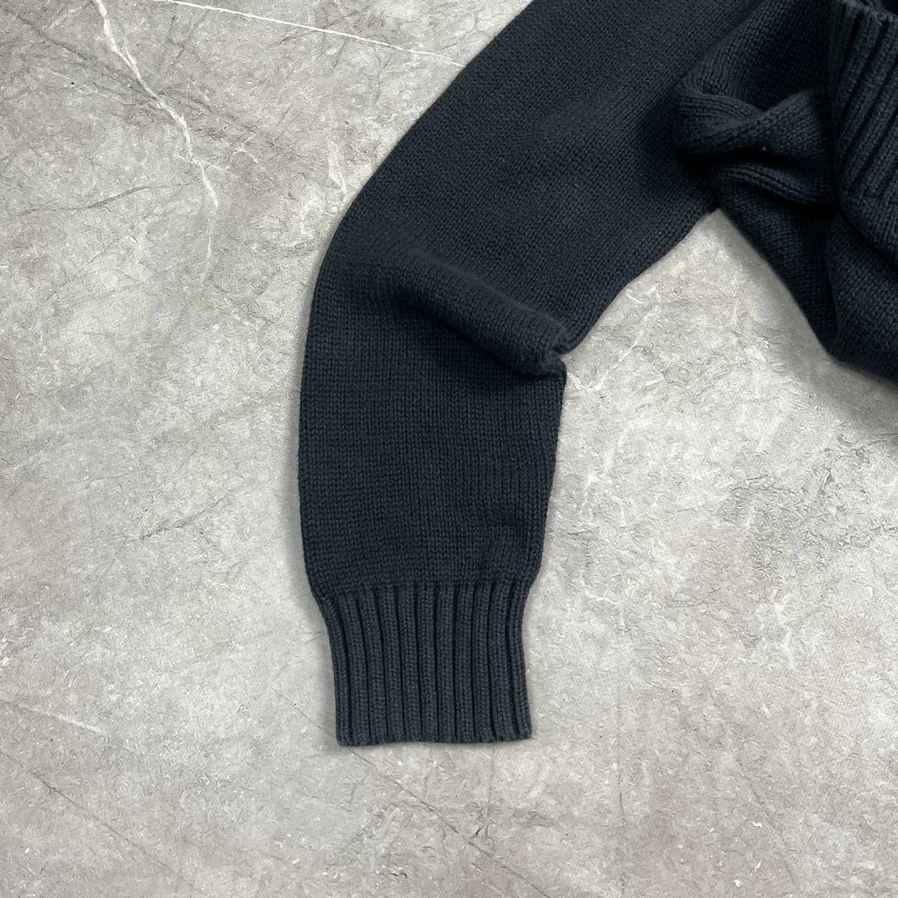 Japanese Brand Black Polo Raplh Lauren Black 1/4 Zip Sweatshirt Size M Size US M / EU 48-50 / 2 - 5 Thumbnail