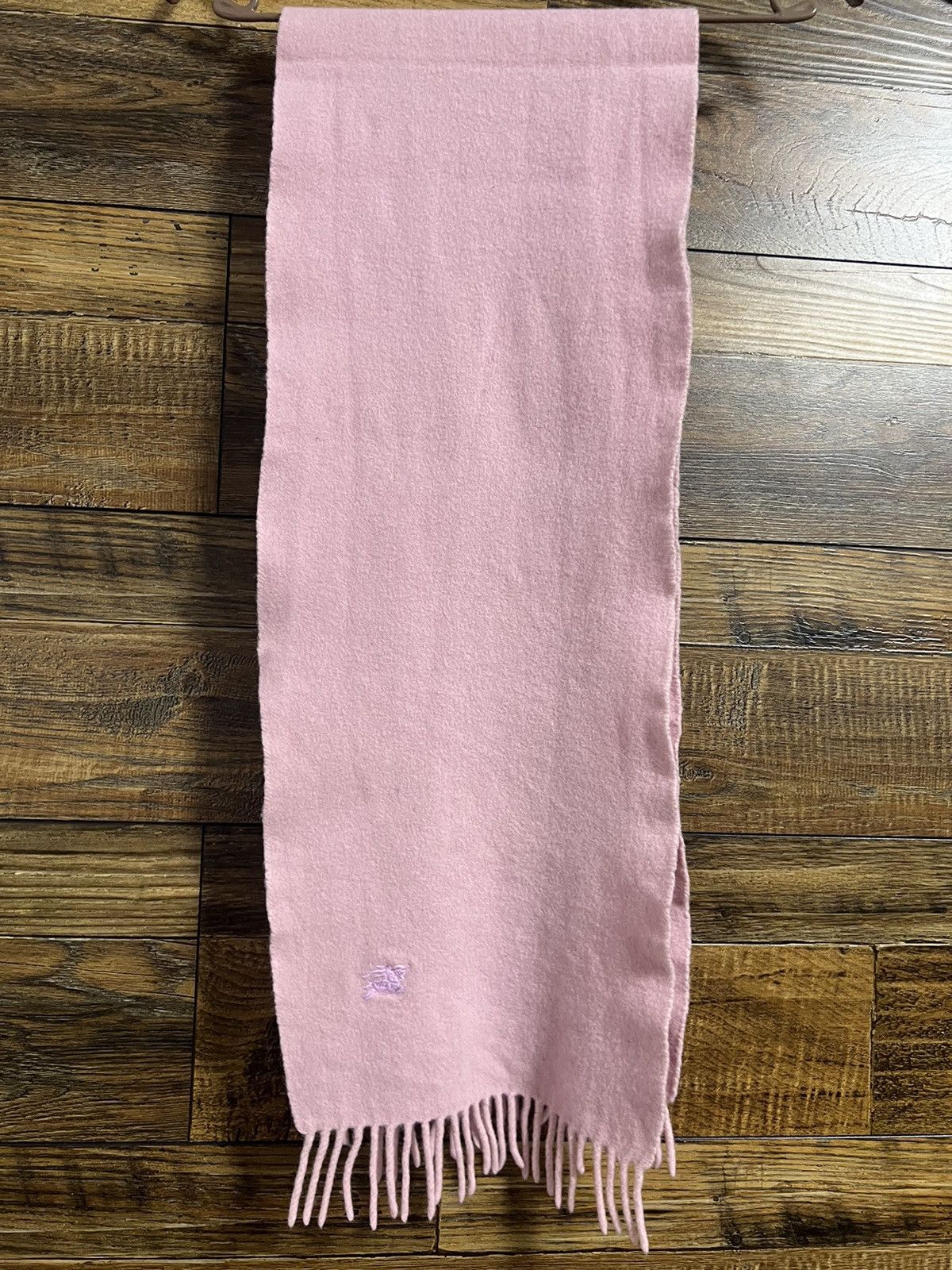 Burberry BURBERRY 💕WOOL PINK SCARF Small logo Size ONE SIZE - 5 Thumbnail