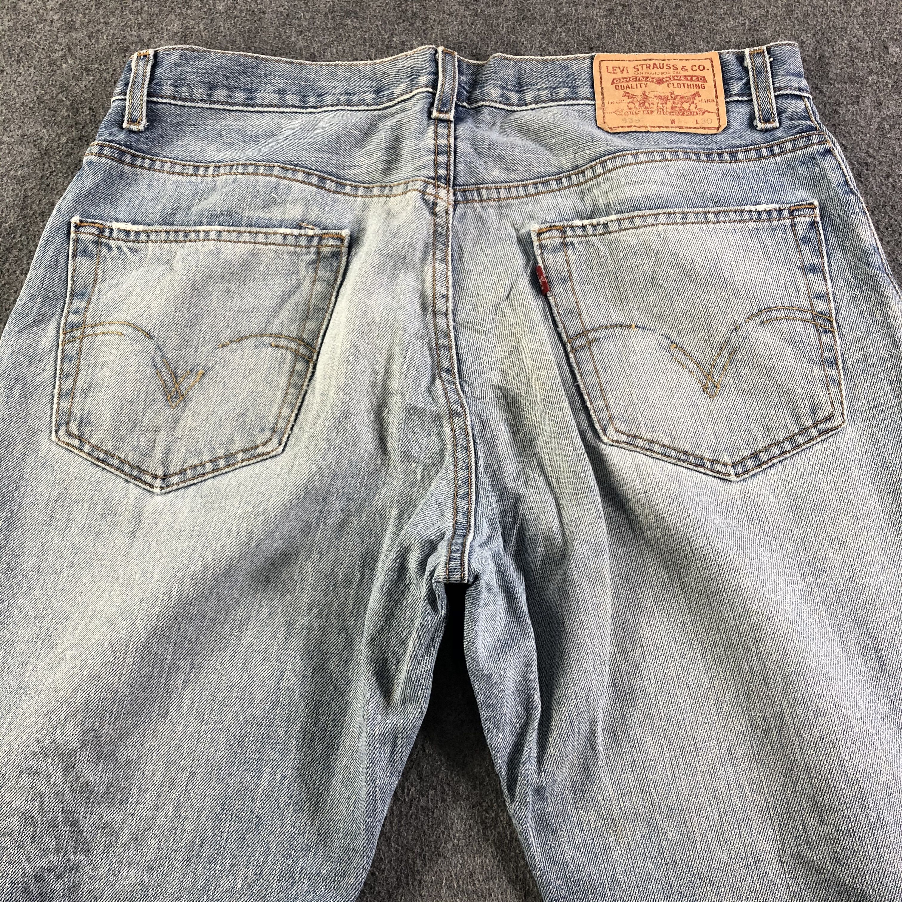 Levi's Vintage Blue Wash Levis 559 Jeans-J3114 Size US 36 / EU 52 - 4 Thumbnail